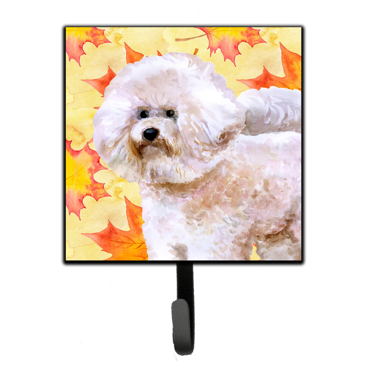 Caroline'S Treasures Bichon Frise #2 Fall Wall Hook, Small, Multicolor