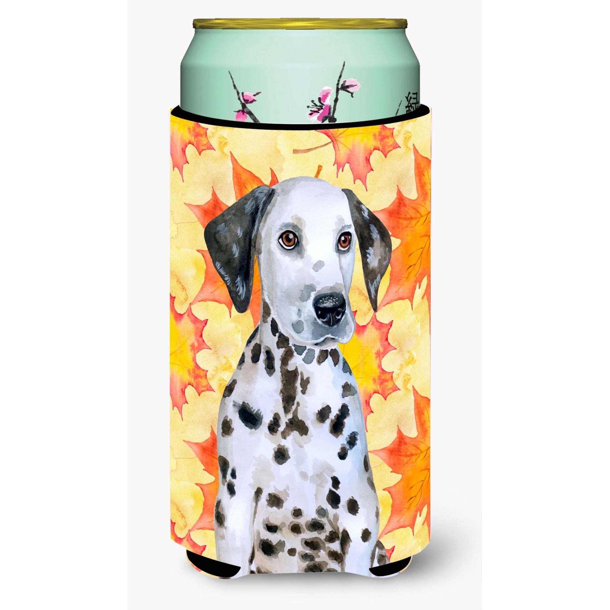 Caroline'S Treasures Dalmatian Puppy Fall Decorative Can Hugger, Tall Boy, Multicolor