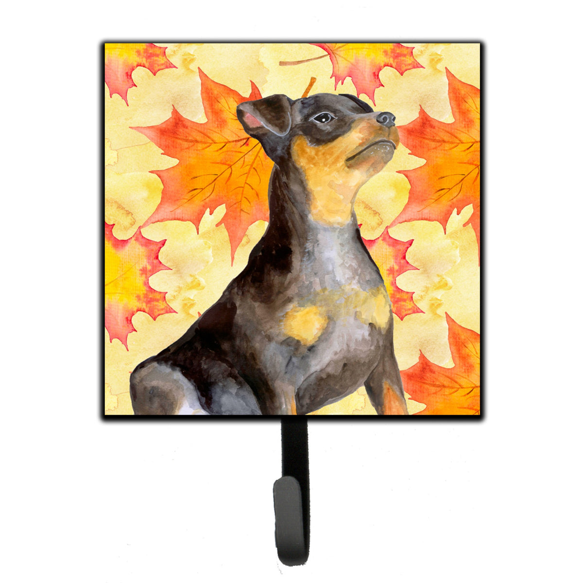 Caroline'S Treasures Miniature Pinscher #2 Fall Wall Hook, Small, Multicolor