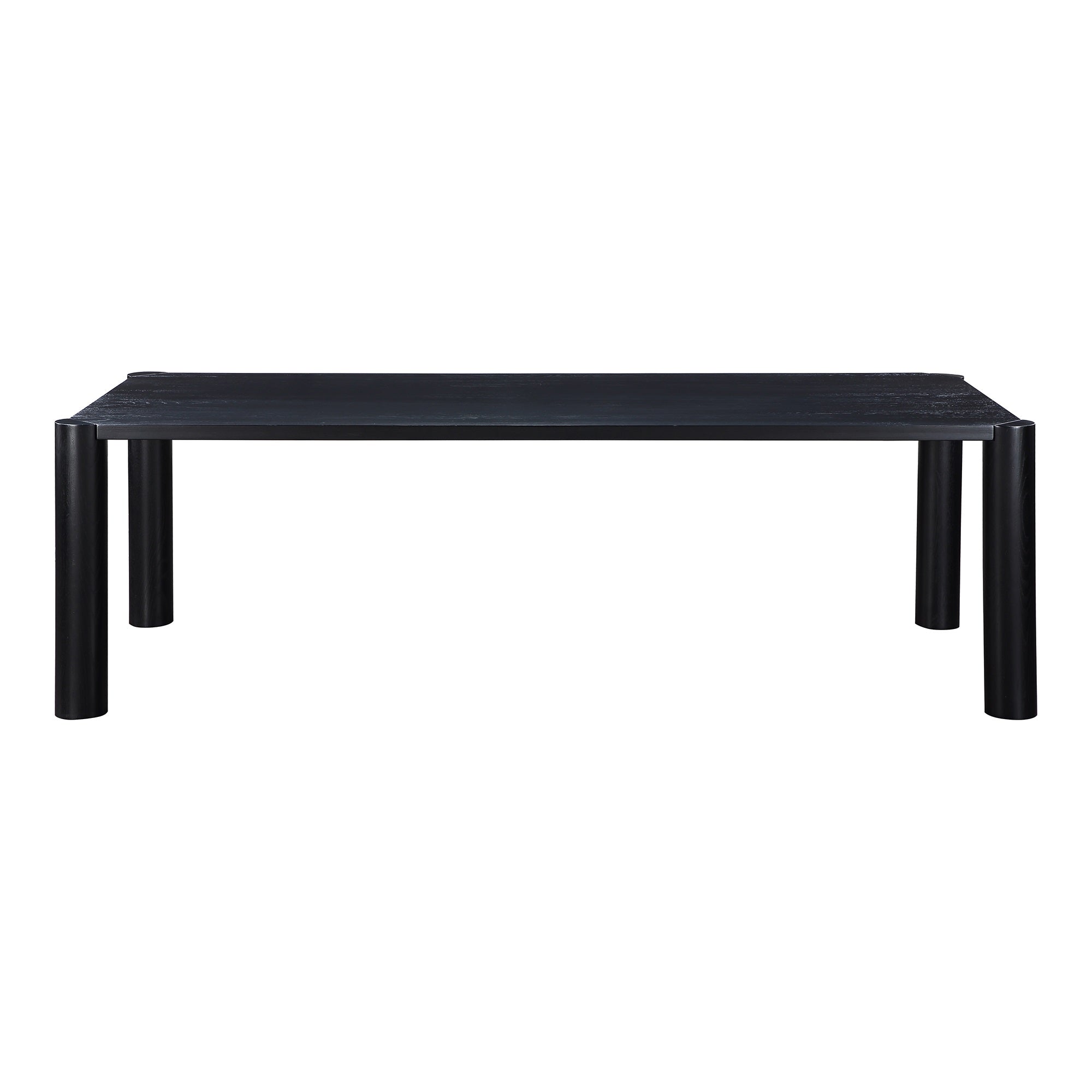 POST DINING TABLE LARGE OAK BLACK