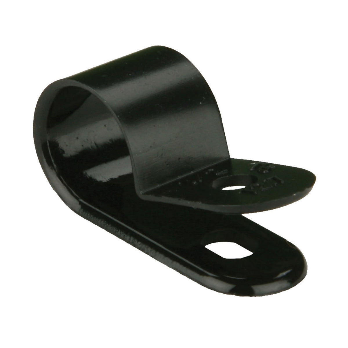 .25-Inch Cable Clamps For Cable Bundle Control 100 Count - Black Plastic