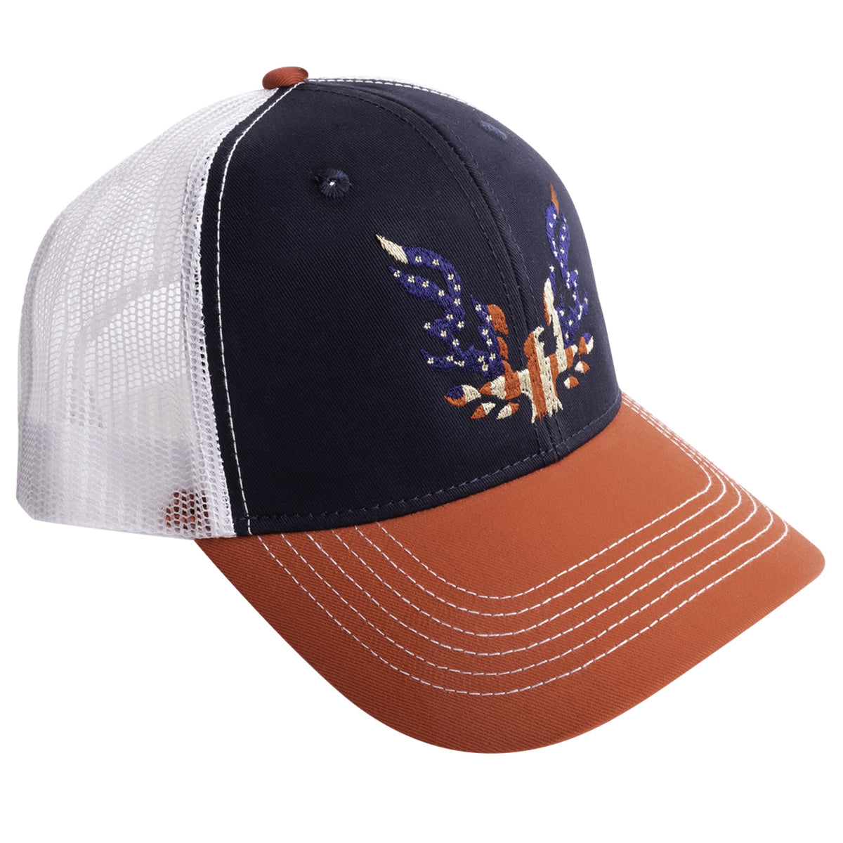Blackcanyon Outfitters Bcocapegl American Eagle Trucker Hat Patriotic Usa Snapback Baseball Hat-Black