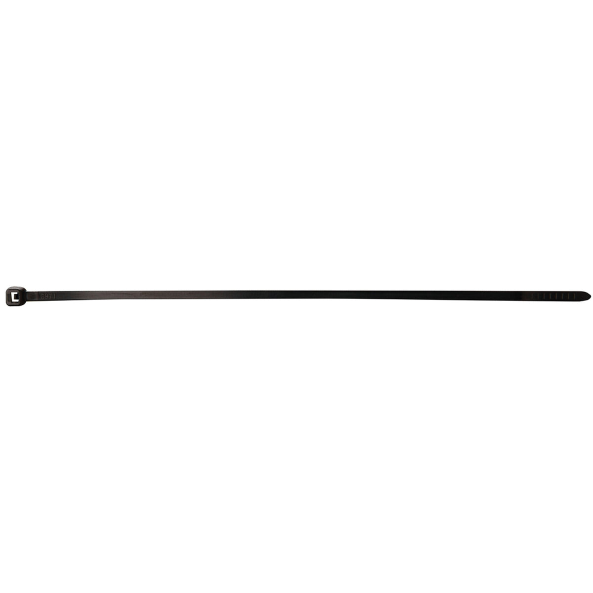 Cable Tie  8 .In  Thin Black  100Pk  18L