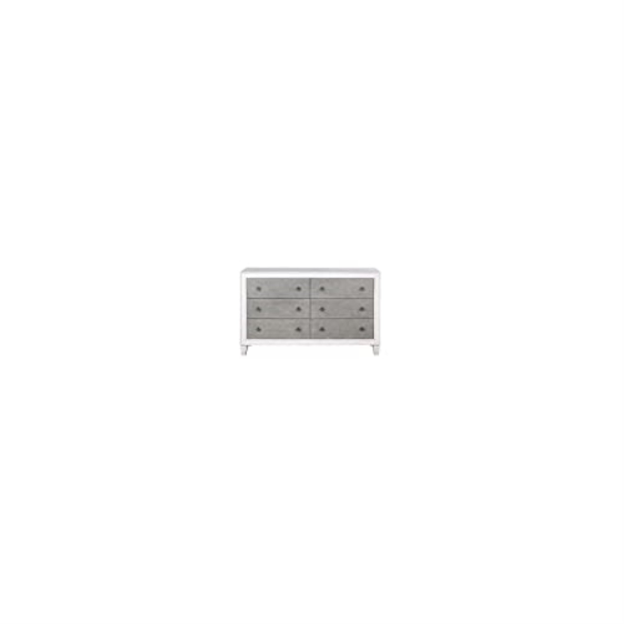 Bd00663 - Dresser, Rustic Gray & Weathered White Finish - Katia