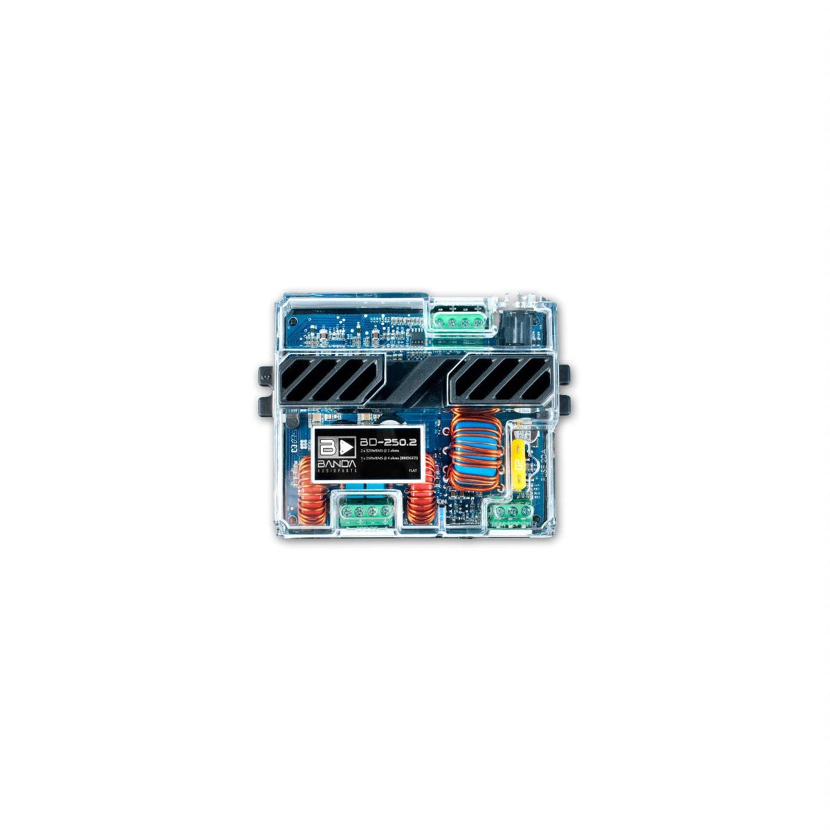 Bd 250.2 Two Channel 125 Watts Max @ 2 Ohm Car Audio Amplifier