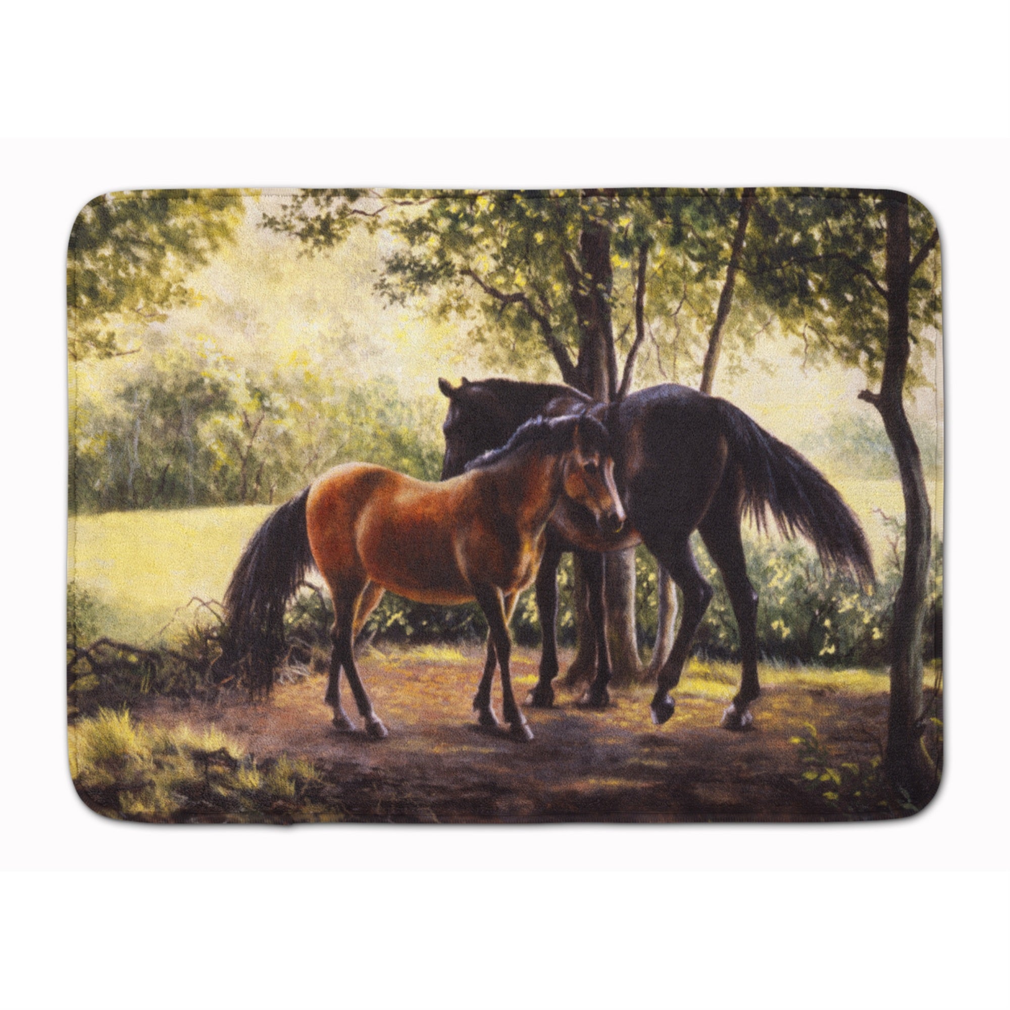 Caroline'S Treasures Horses By Daphne Baxter Floor Mat, 19 X 27, Multicolor