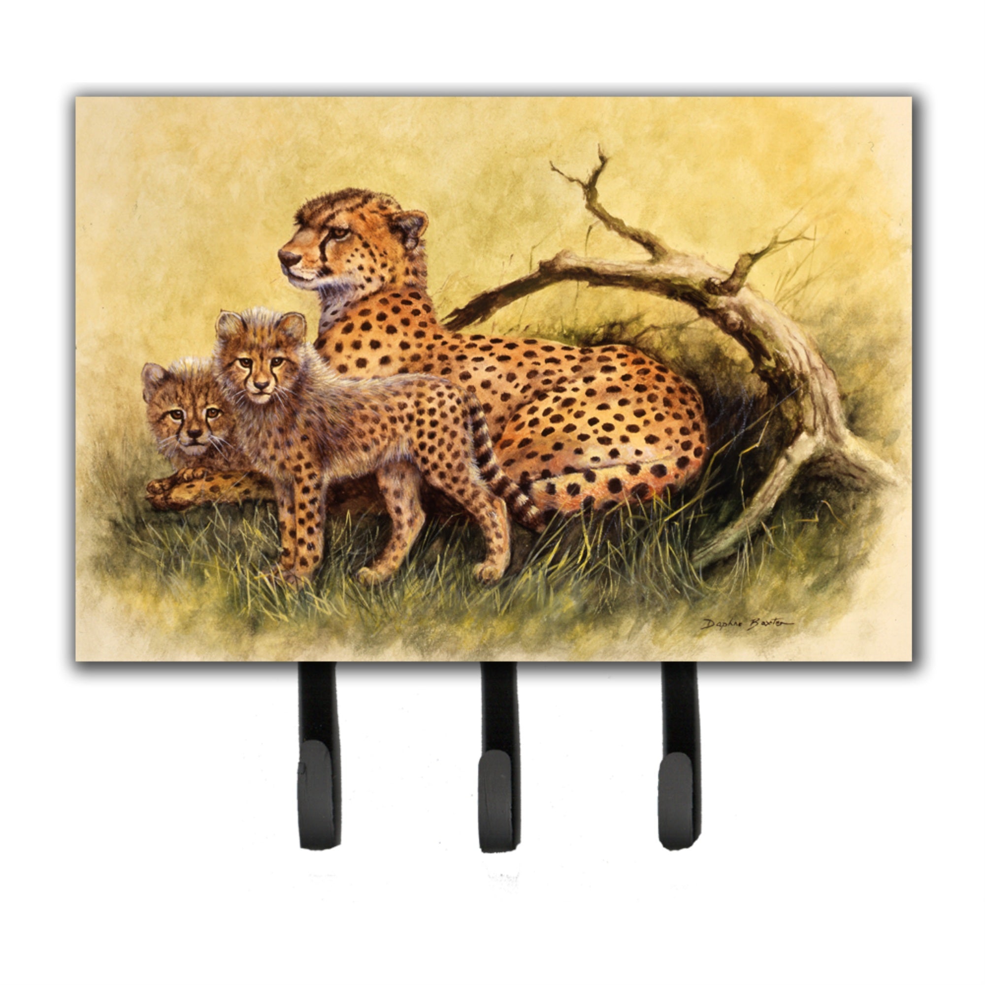 Caroline'S Treasures Cheetahs By Daphne Baxter Leash Or Key Holder Bdba0113Th68, Triple