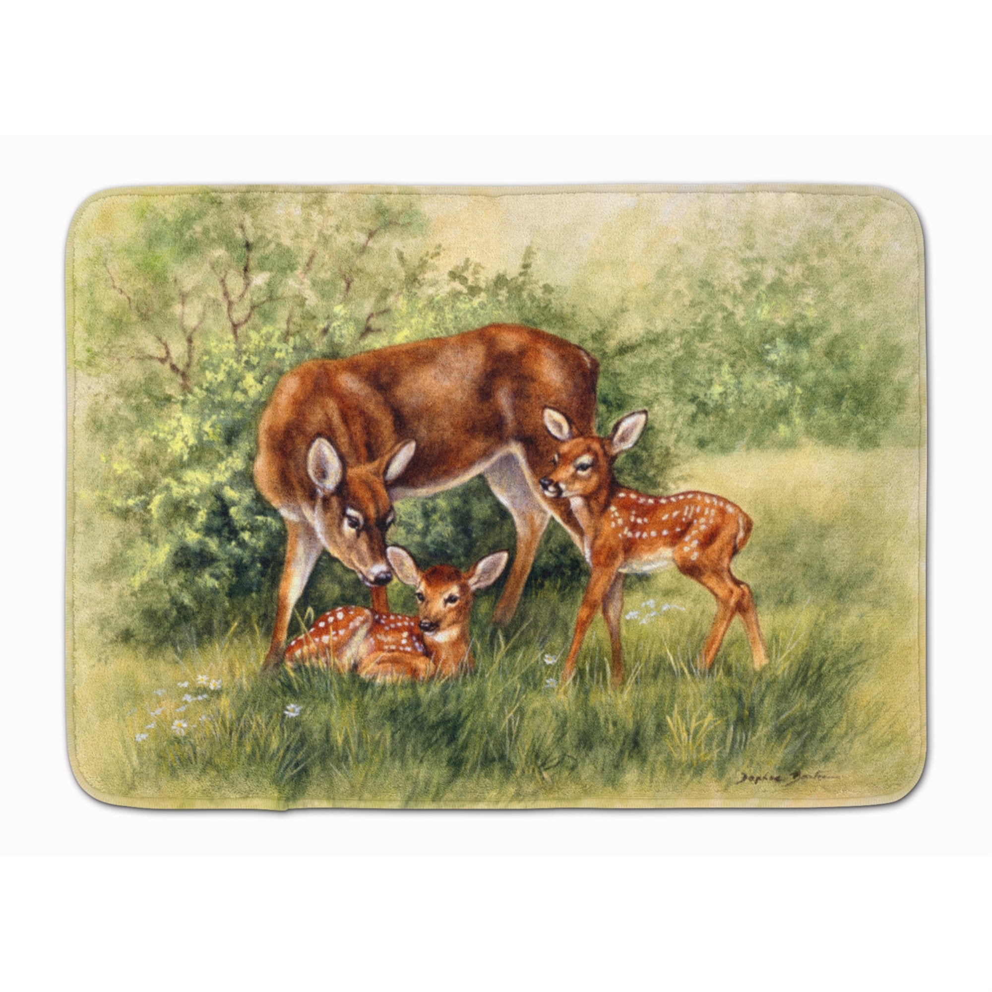 Caroline'S Treasures Deer By Daphne Baxter Floor Mat, 19 X 27, Multicolor