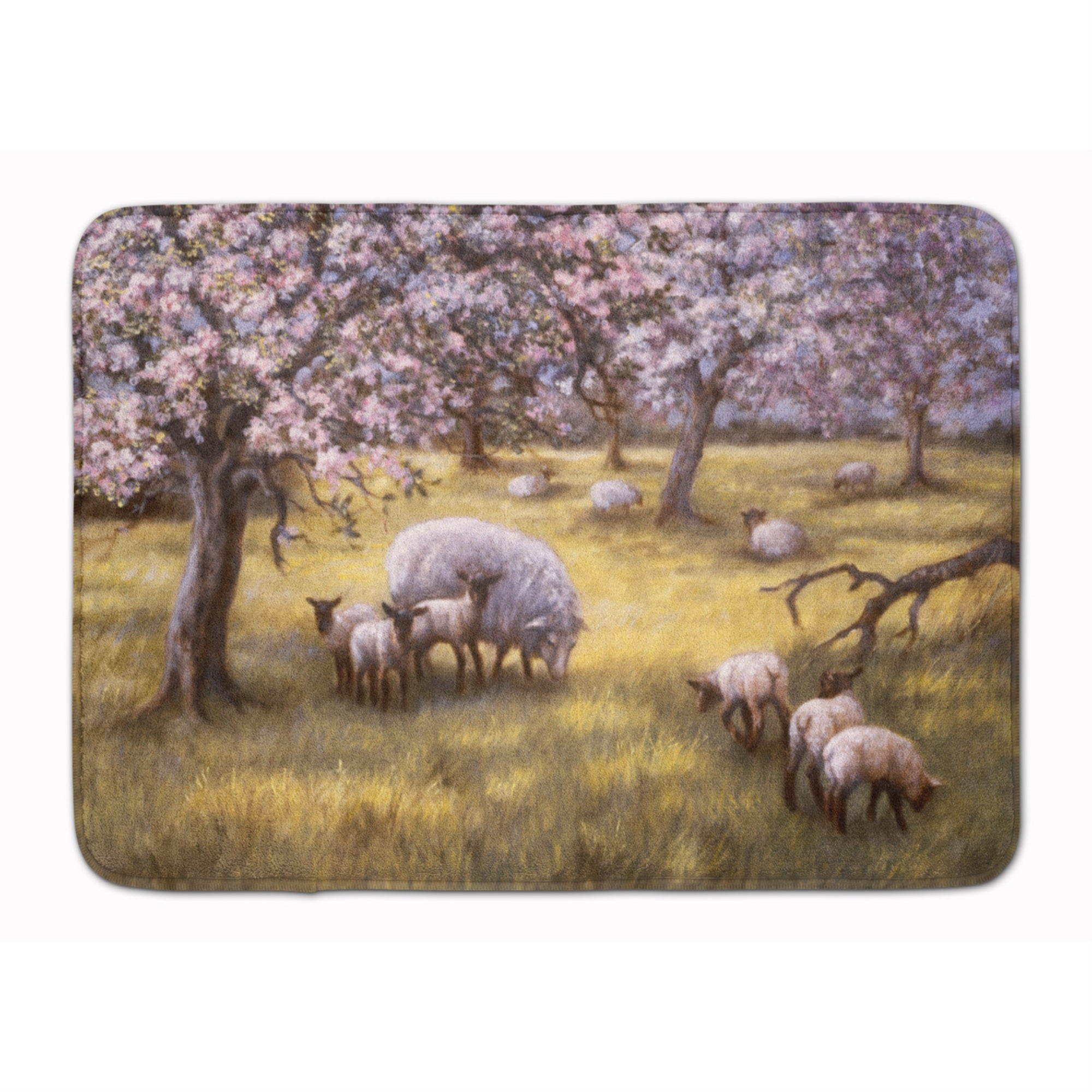 Caroline'S Treasures Sheep By Daphne Baxter Floor Mat, 19 X 27, Multicolor
