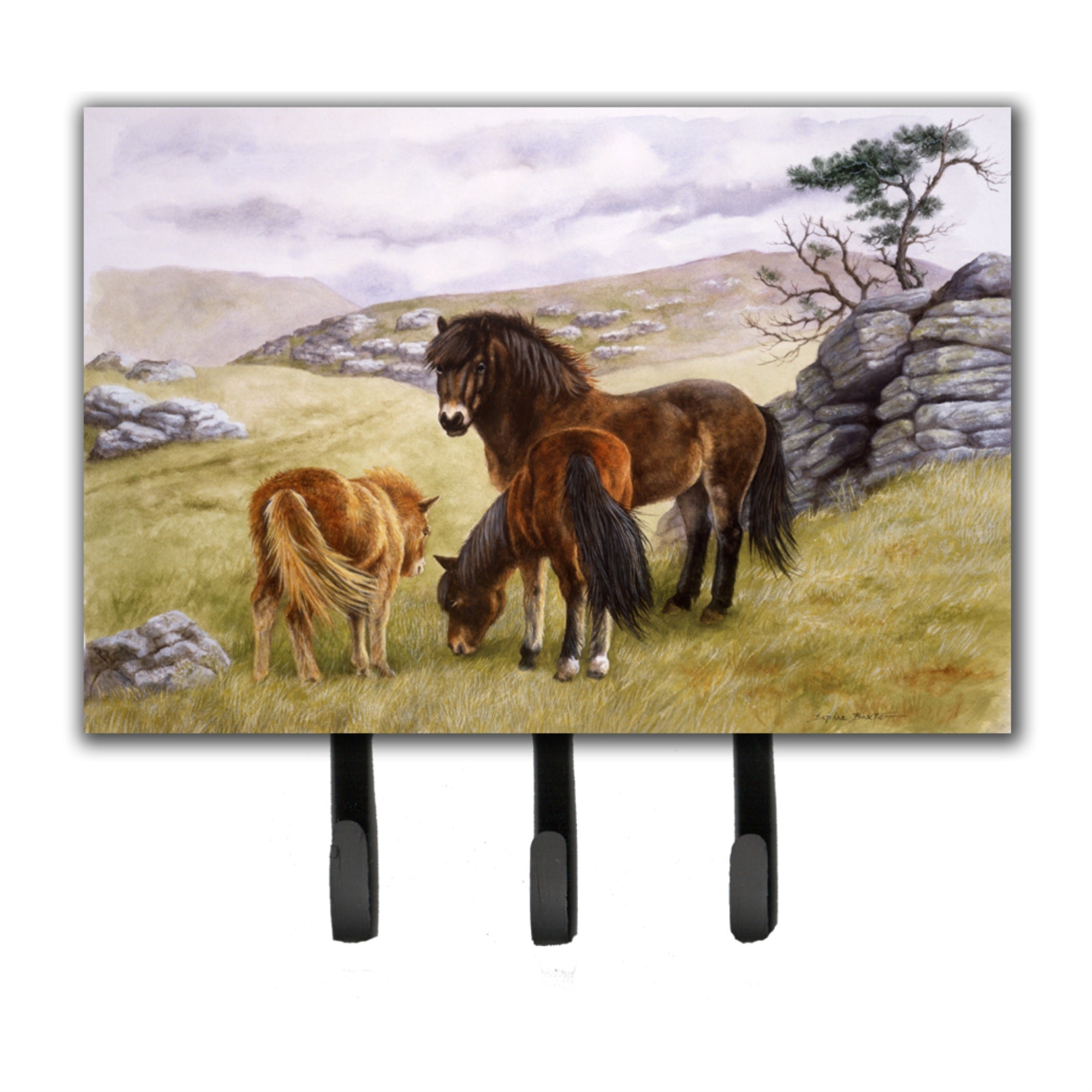 Caroline'S Treasures Horses In The Meadow Leash Or Key Holder Bdba0189Th68, Triple
