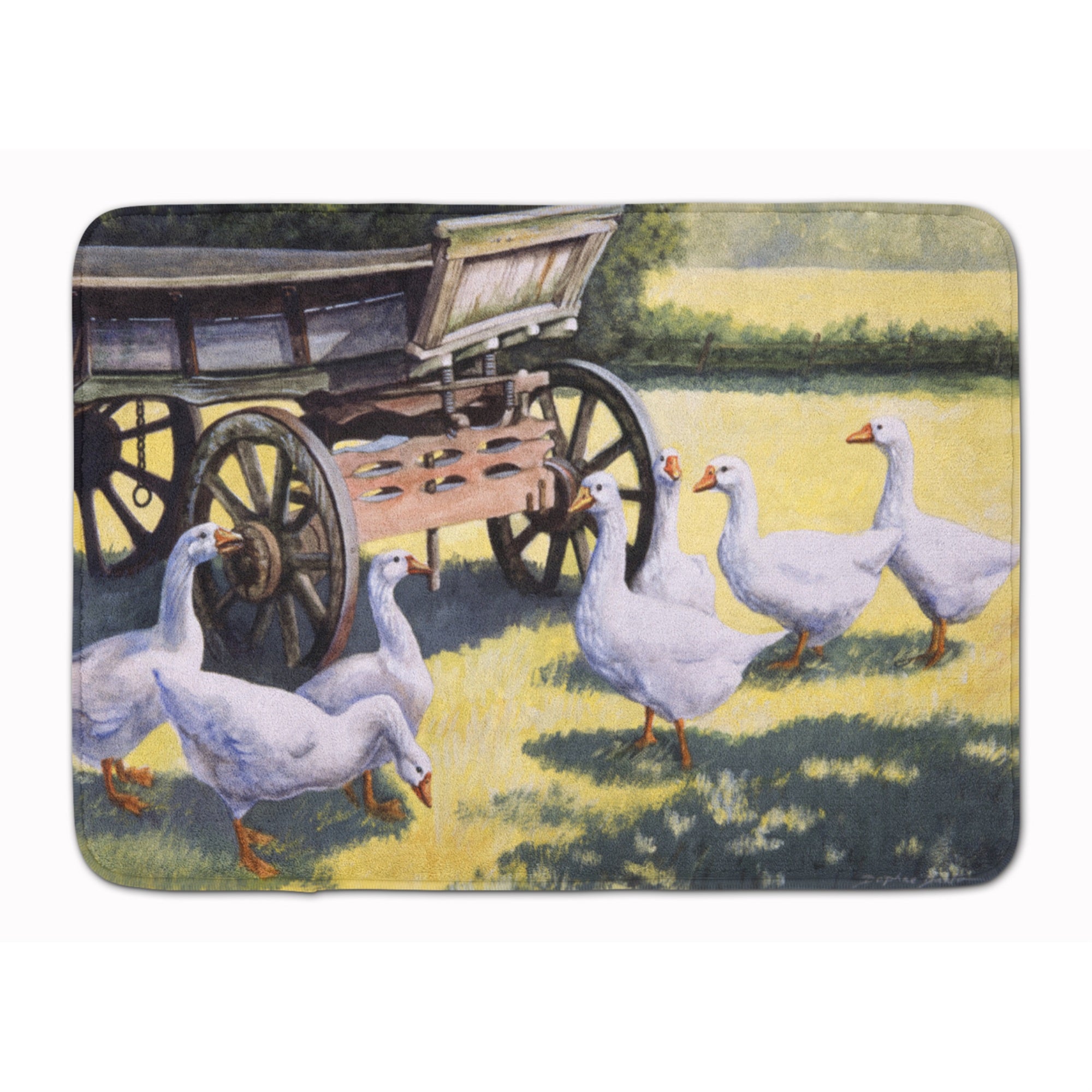 Caroline'S Treasures Geese By Daphne Baxter Floor Mat, 19 X 27, Multicolor