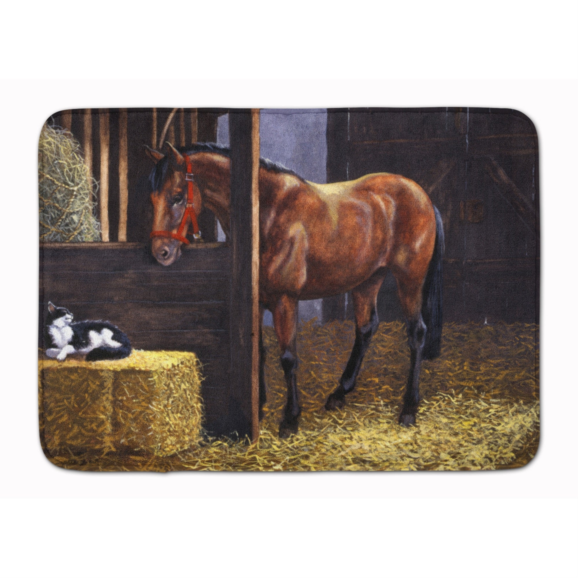 Caroline'S Treasures Gate Springer Spaniel Floor Mat, 19 X 27, Multicolor