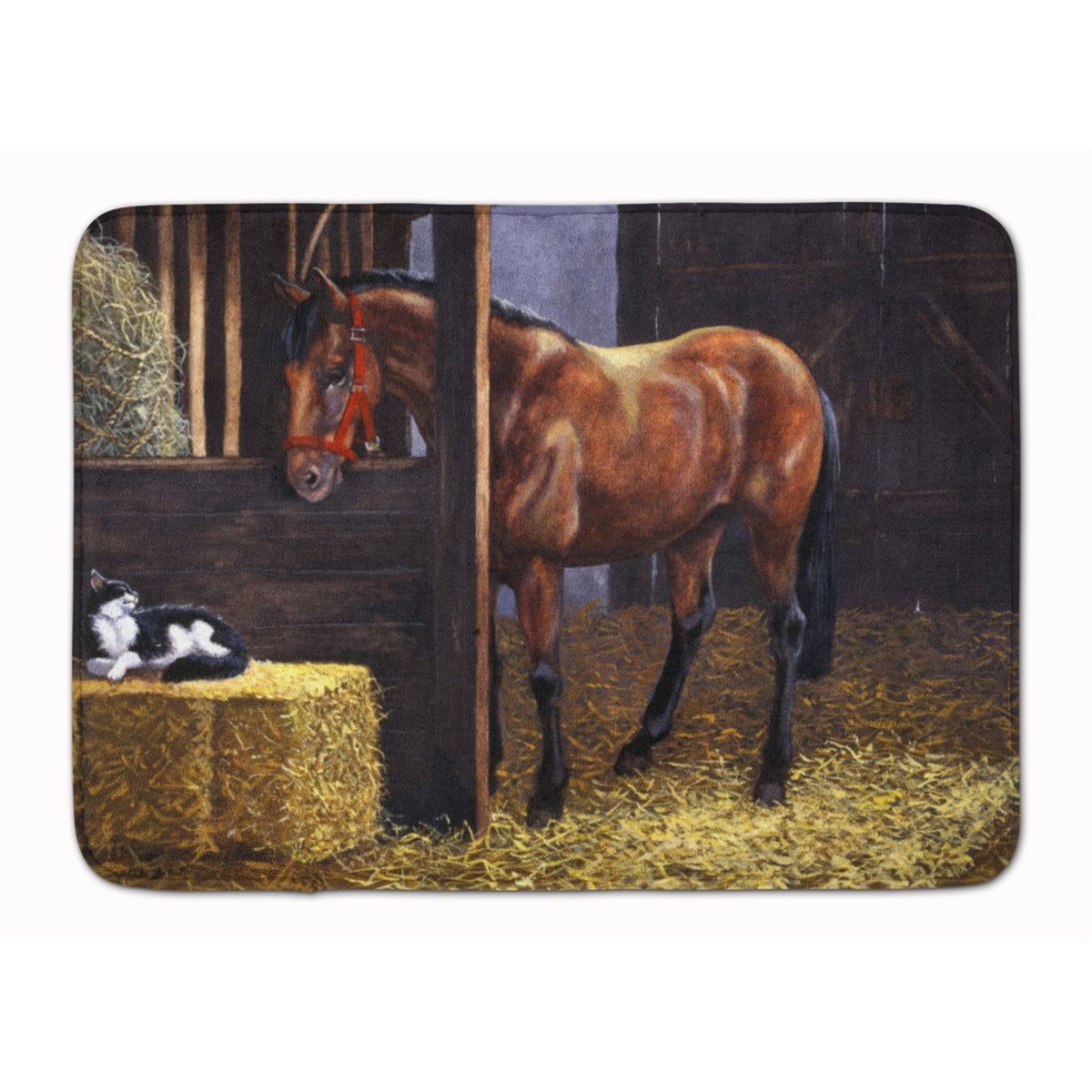 Caroline'S Treasures Gate Springer Spaniel Floor Mat, 19 X 27, Multicolor