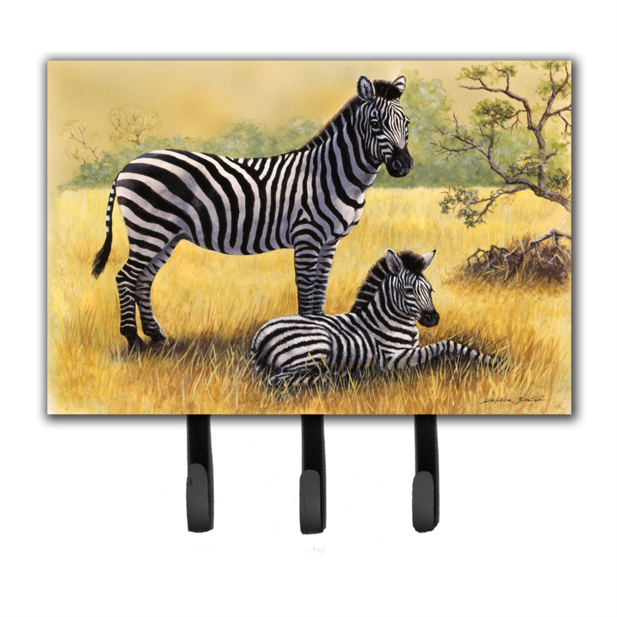 Caroline'S Treasures Zebras By Daphne Baxter Leash Or Key Holder Bdba0308Th68, Triple