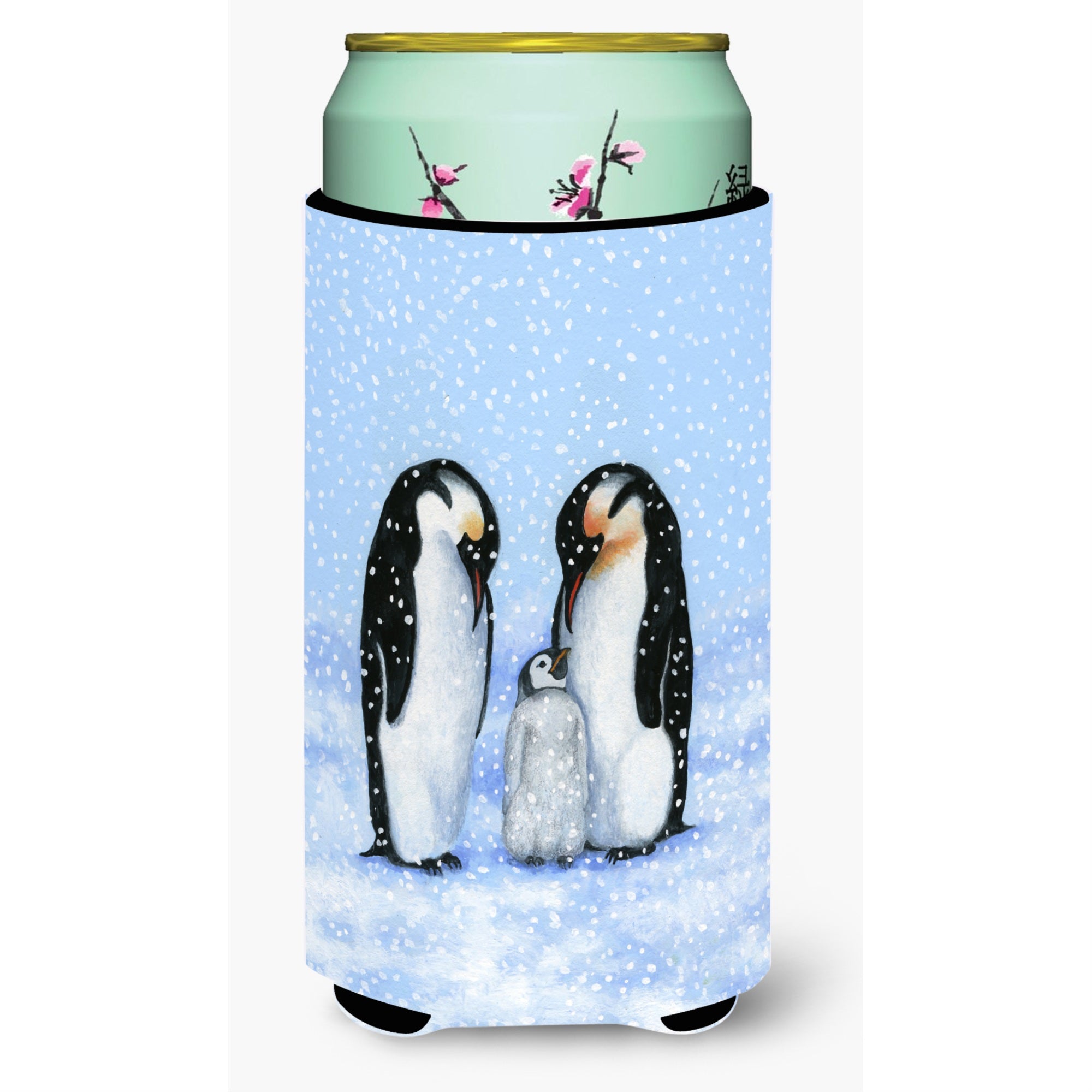 Caroline'S Treasures Bdba0427Tbc Penguin Family By Daphne Baxter Tall Boy Beverage Insulator Hugger, Multicolor