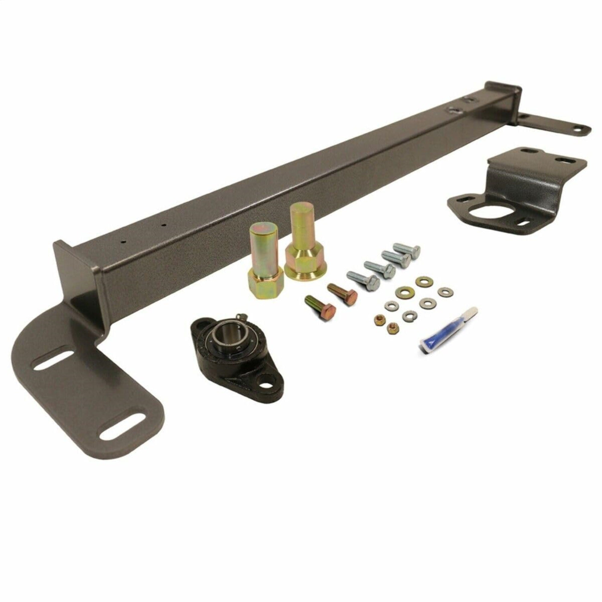 Bd Diesel 1032003 Steering Stabilizer Bar; Incl. Steering Box Support/Sector Shaft Bolt/Bearing Assy/Hardware/Thread Lock;