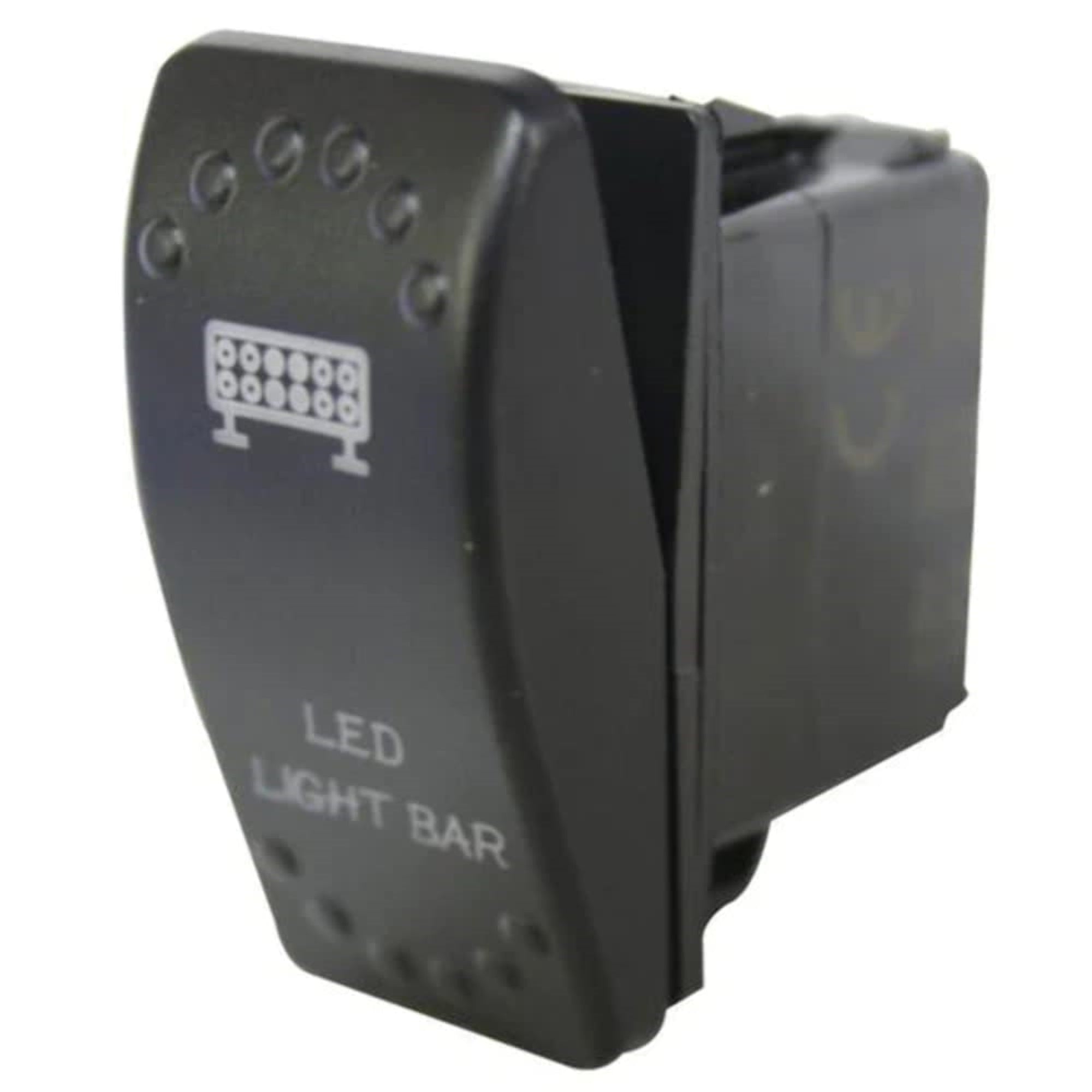 Bulldog Winch 20260- Rocker Switch On/Off 5 Pin Led Light Bar, White