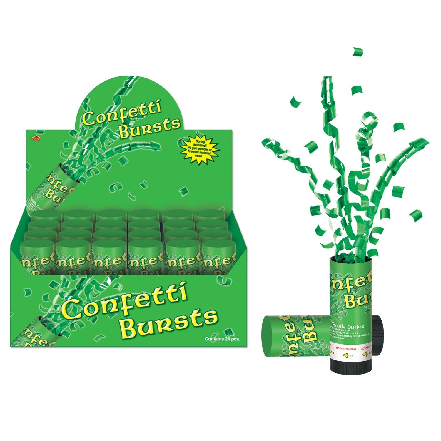 St Patrick'S Day Confetti Bursts (Pack Of 24)