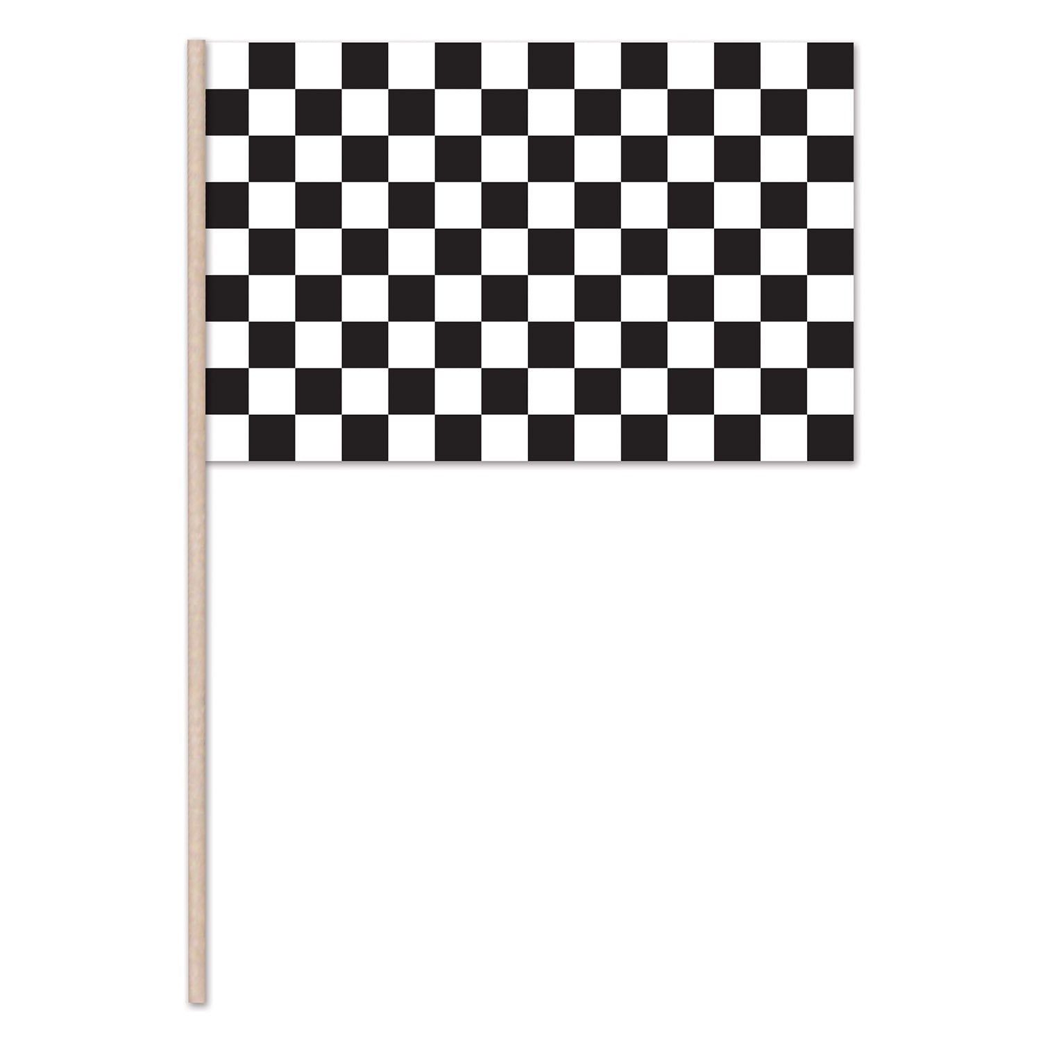 Checkered Flag - Plastic (Pack Of 144)