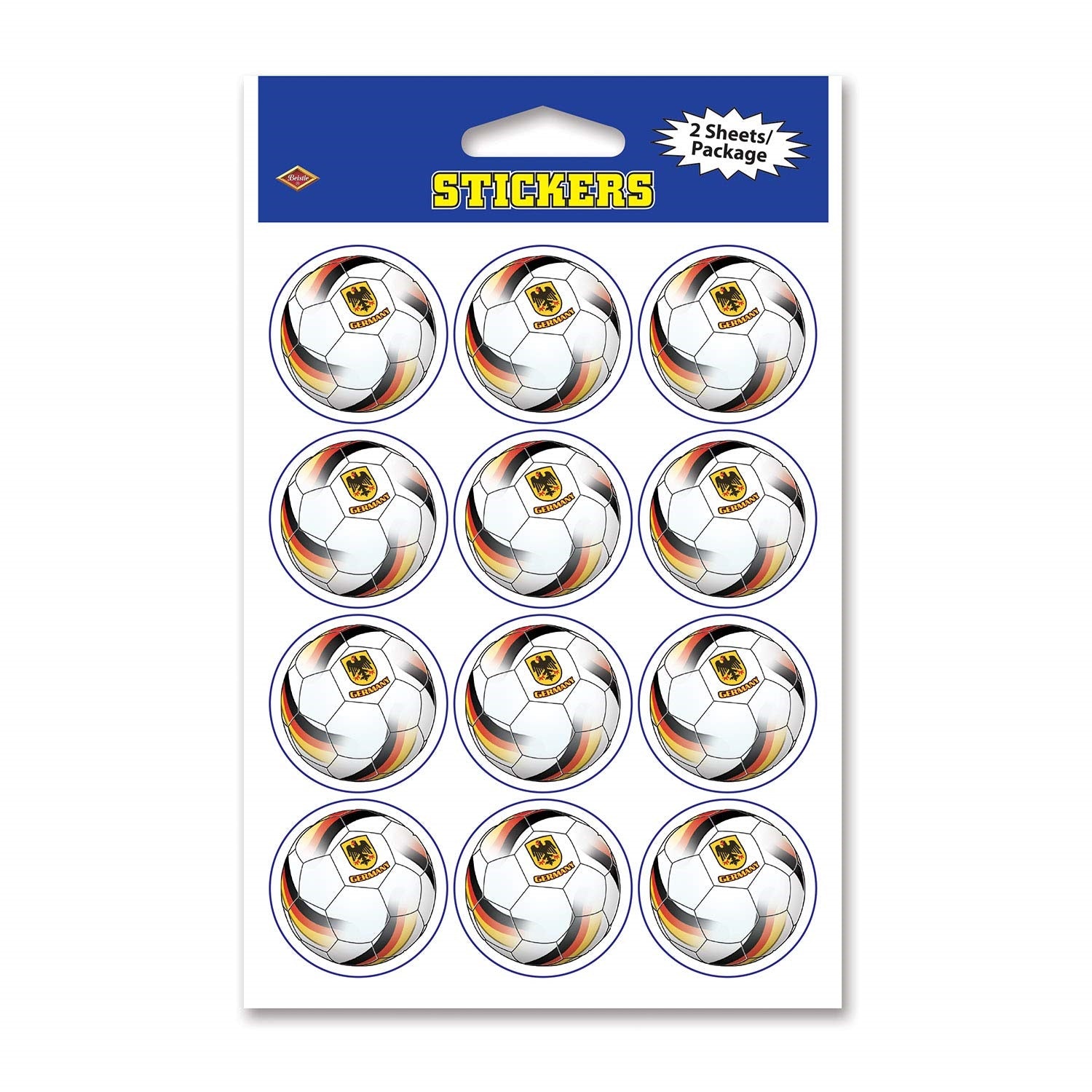 Stickers - Germany (Pack Of 12)