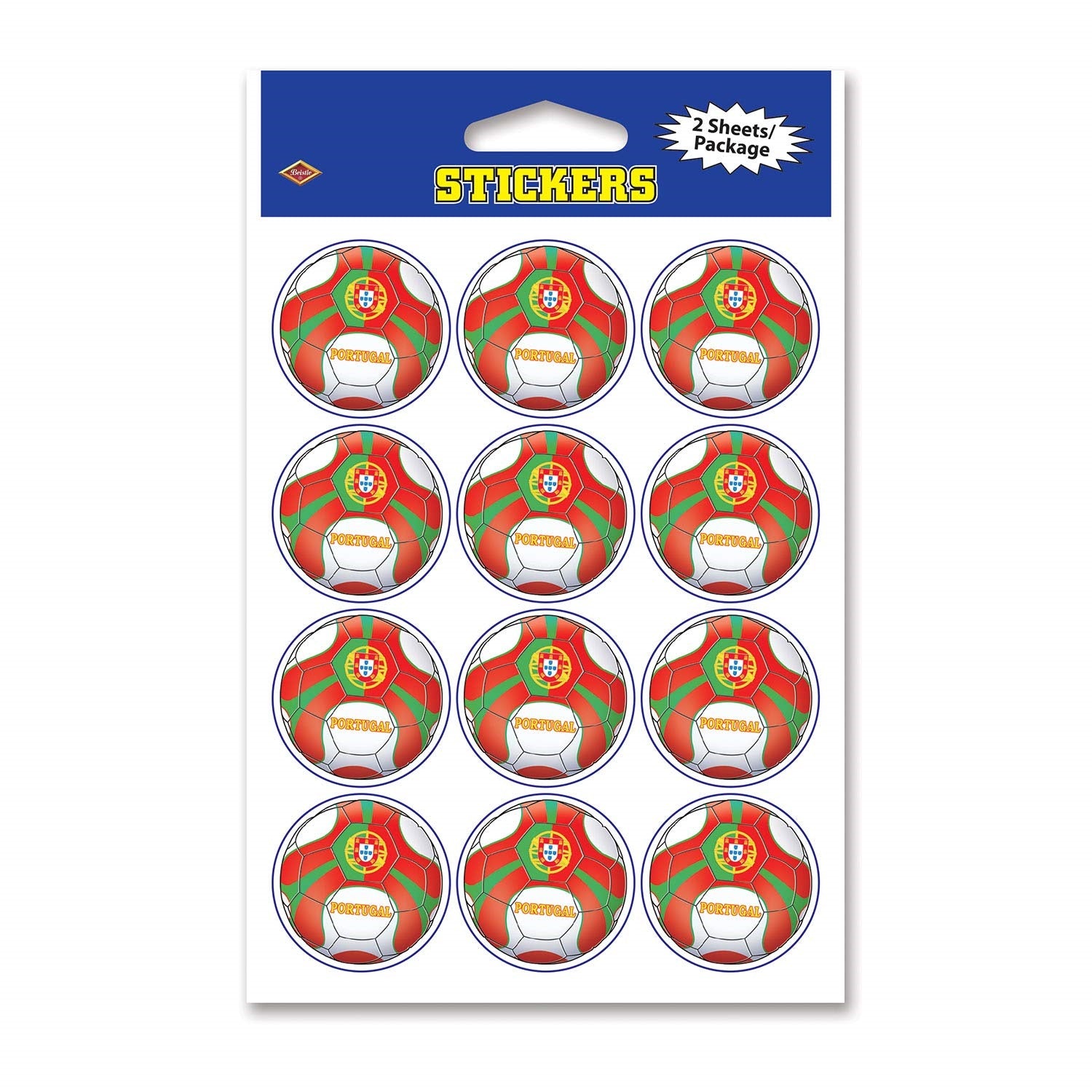 Stickers - Portugal (Pack Of 12)