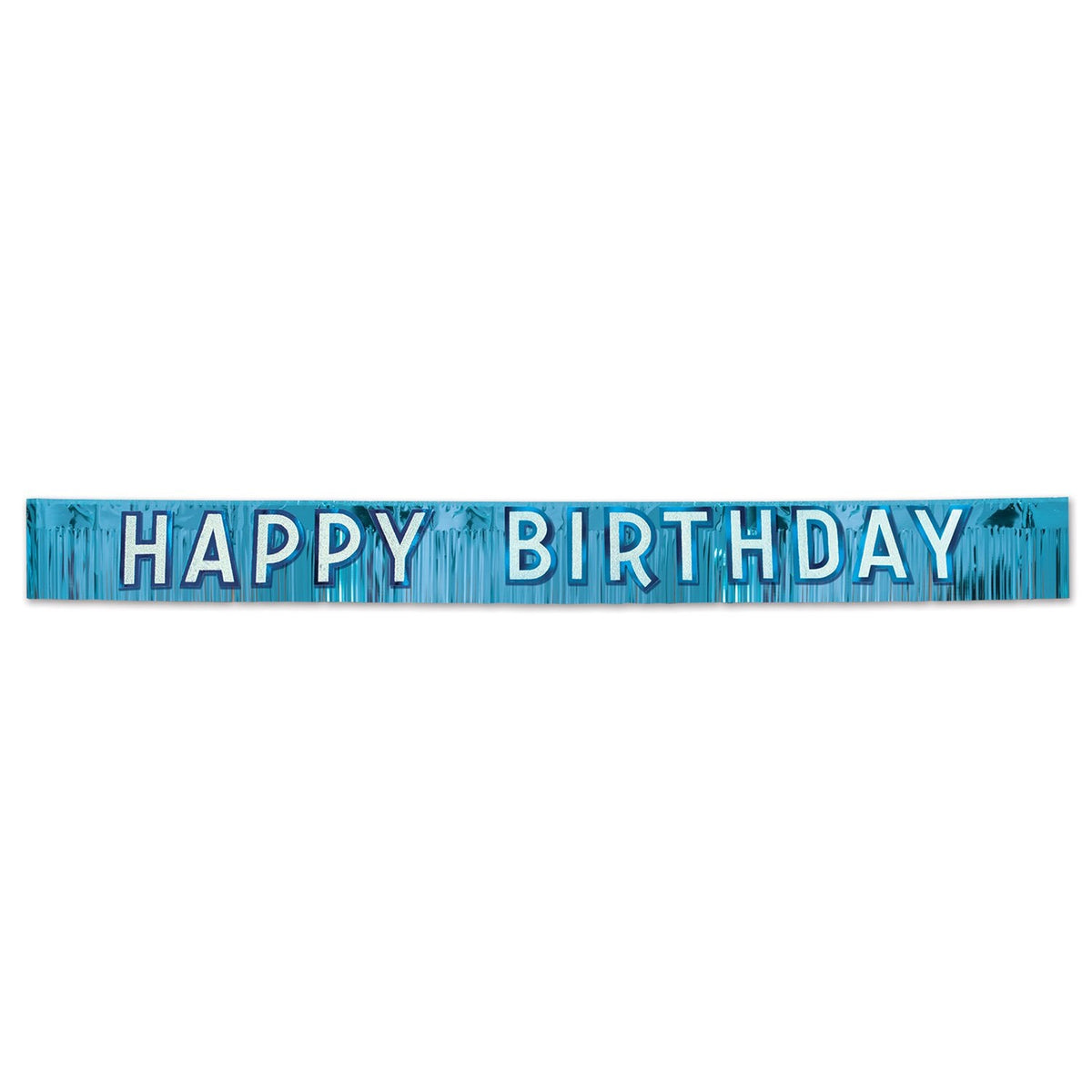 Metallic Happy Birthday Banner (Pack Of 6)