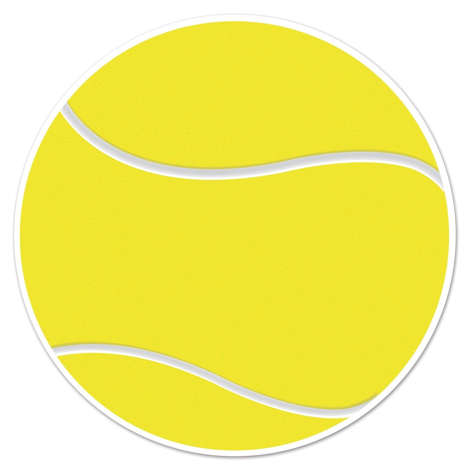 Tennis Ball Cutout (Pack Of 12)