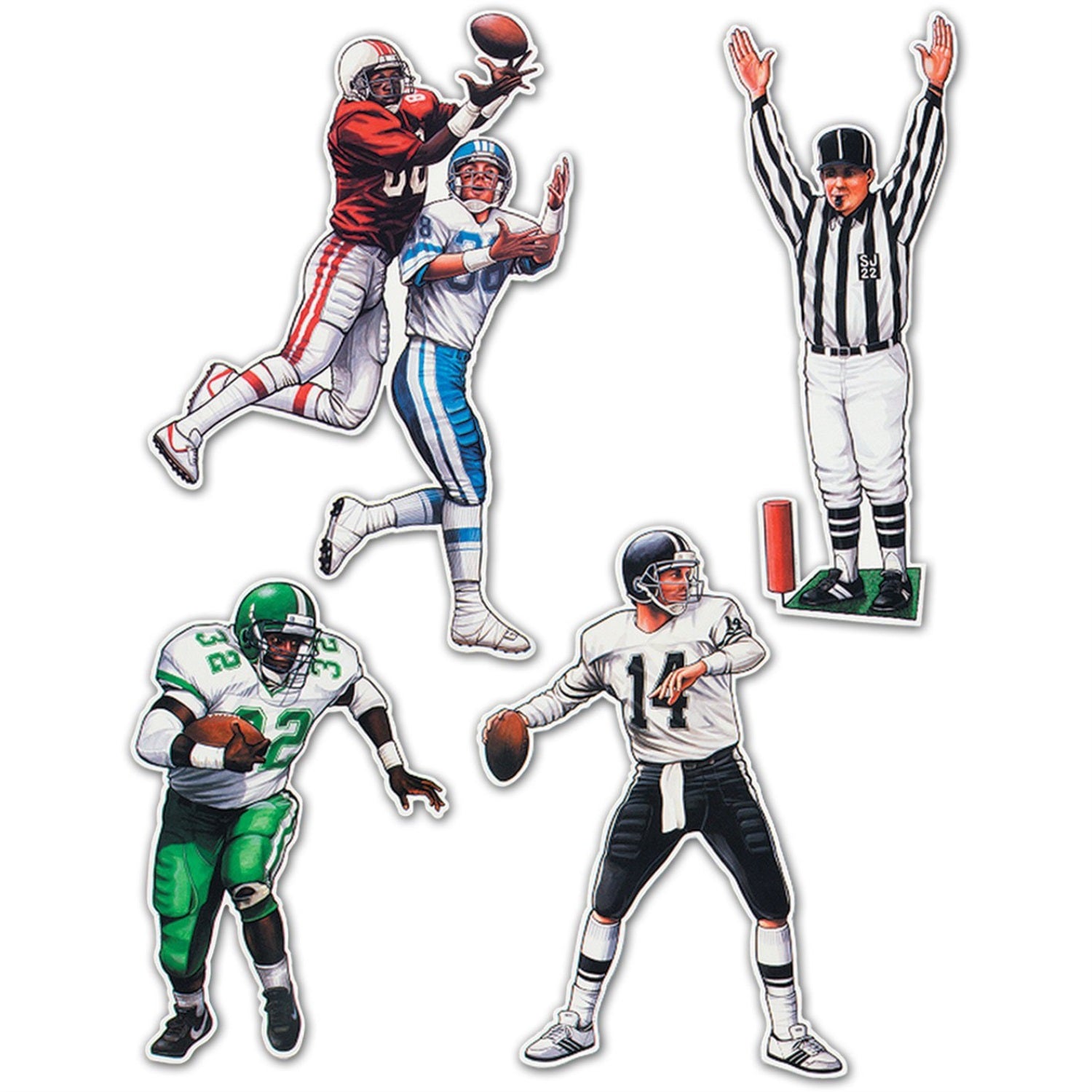 Football Figures (Pack Of 12)