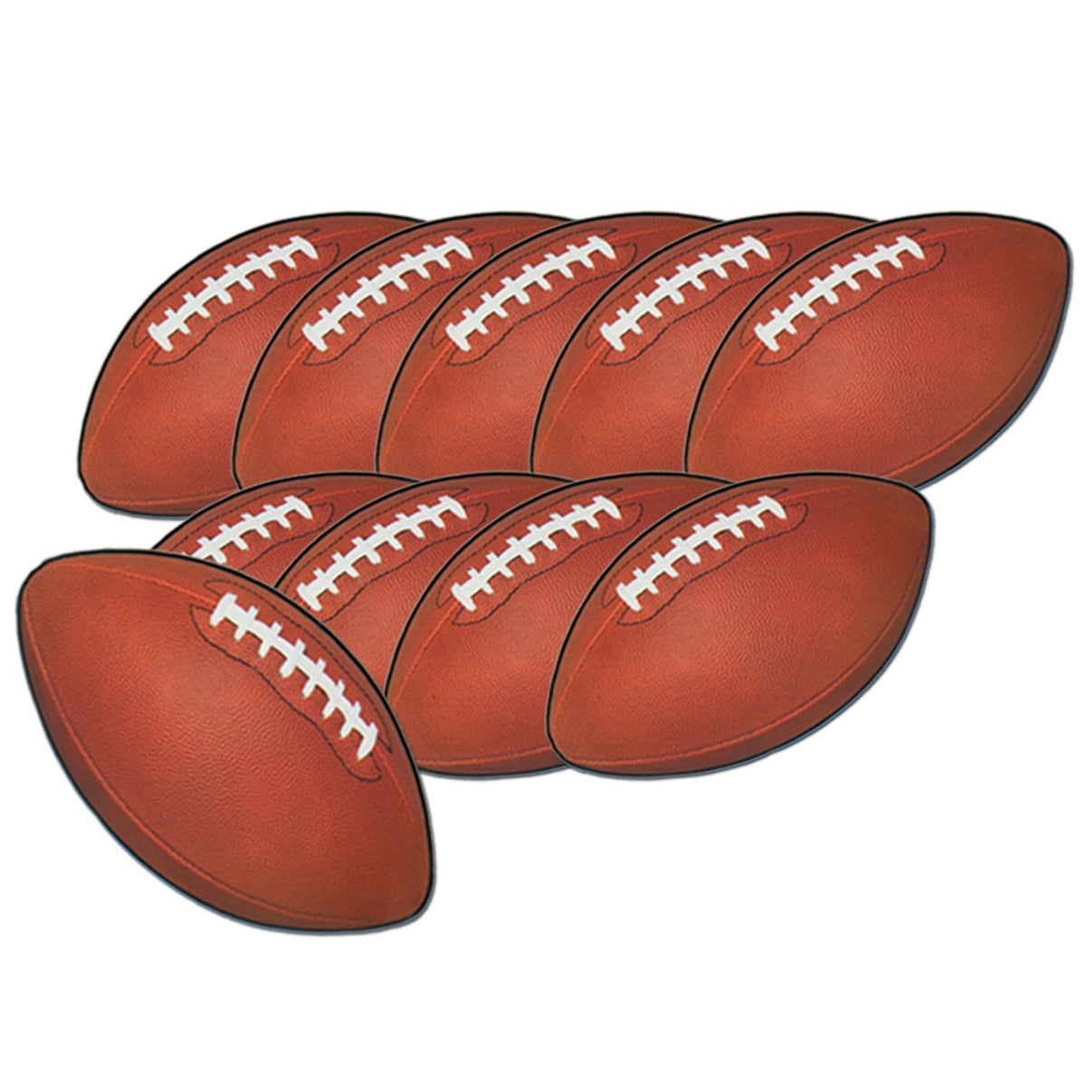 Mini Football Cutouts (Pack Of 24)