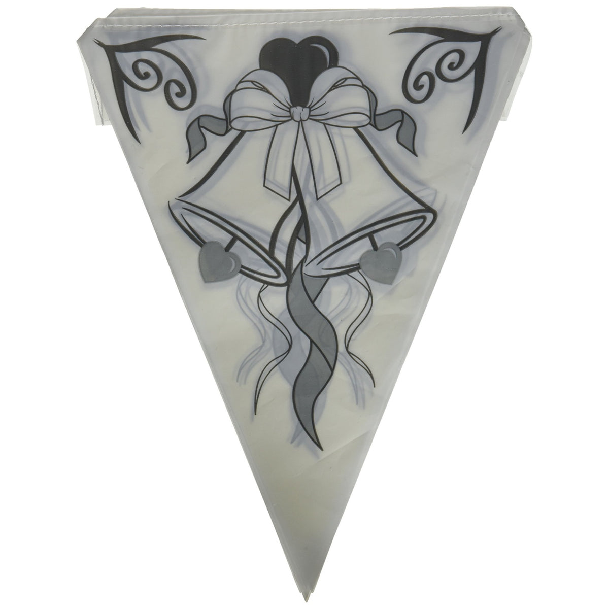 Wedding Bells Pennant Banner (Pack Of 12)