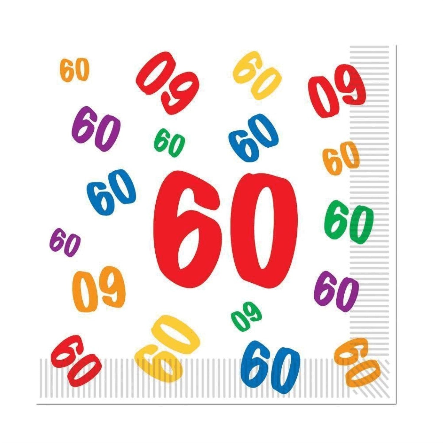 60  Luncheon Napkins (Pack Of 12)