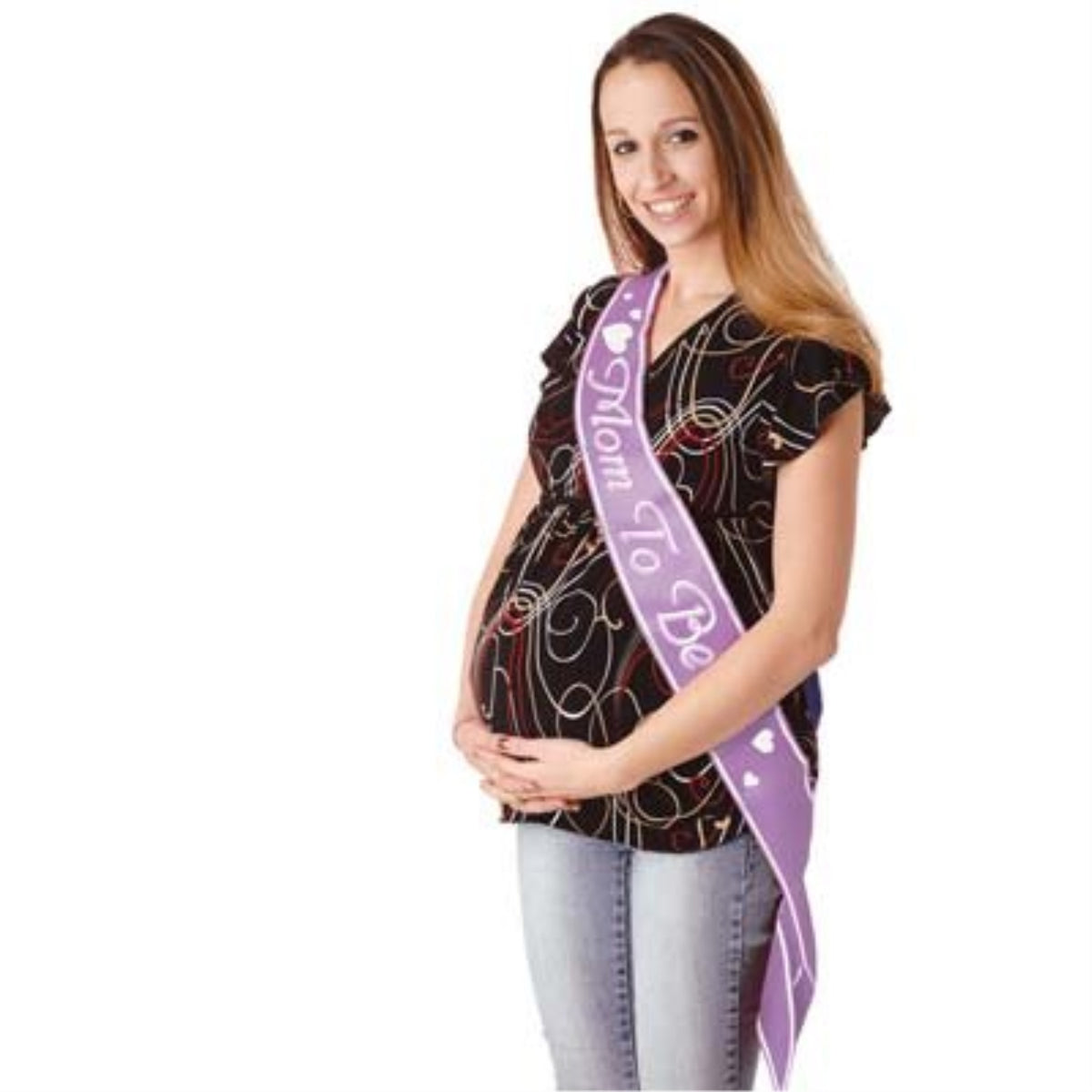 Mom To Be Satin Sash (Pack Of 6)