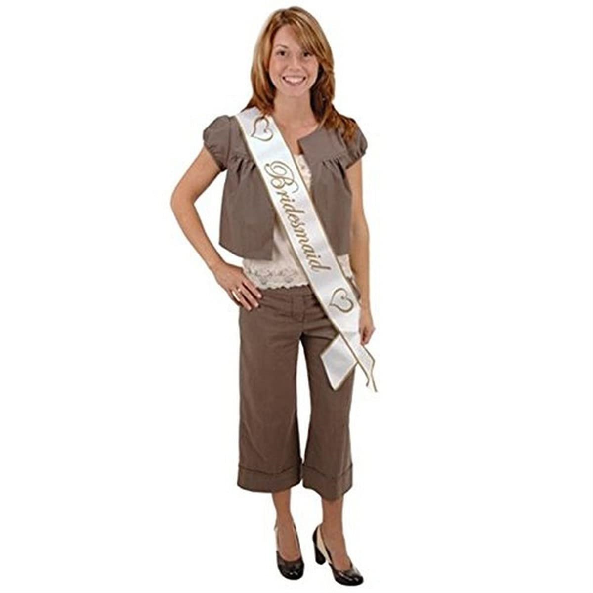 Bridesmaid Satin Sash (Pack Of 6)