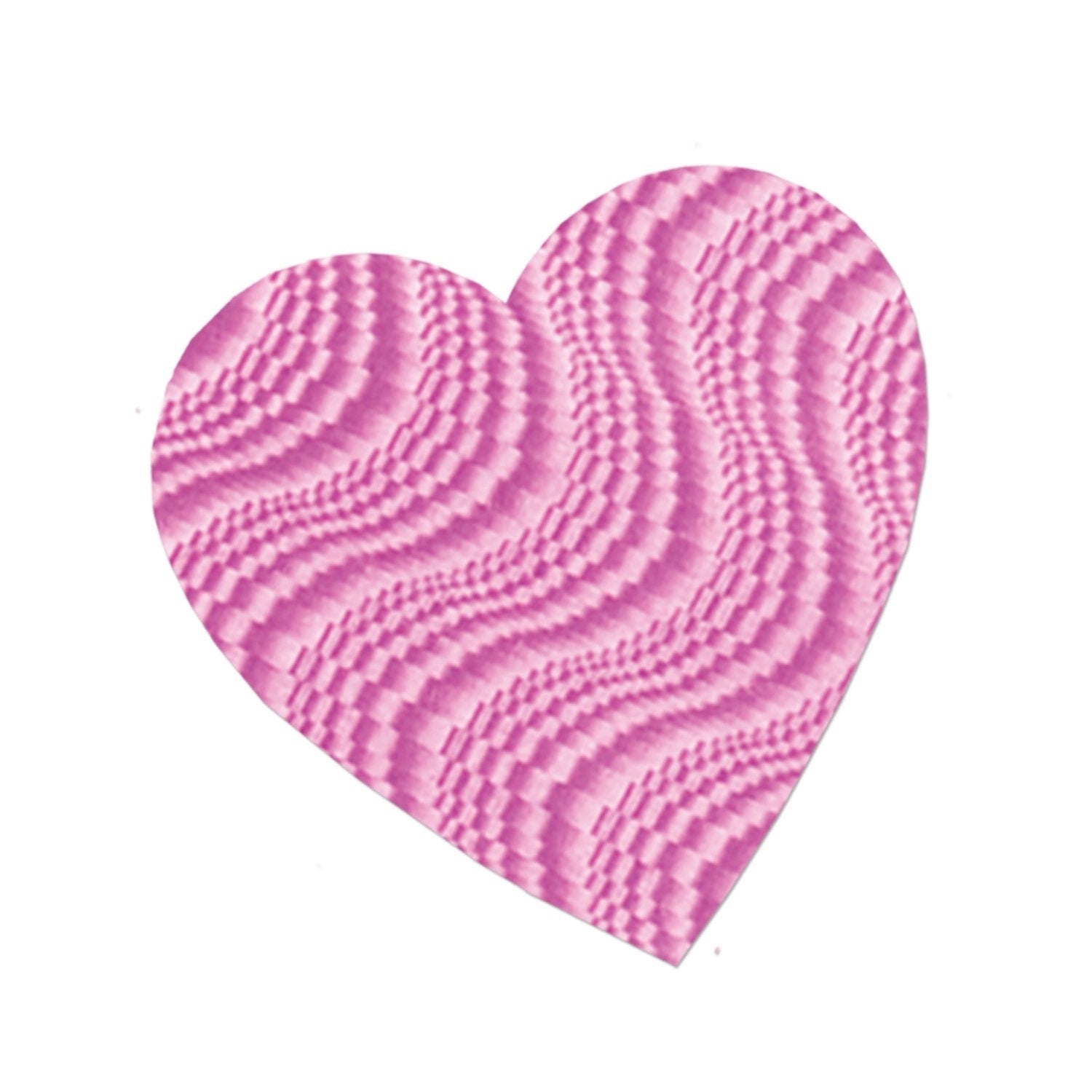 Embossed Foil Heart Cutout (Pack Of 36)
