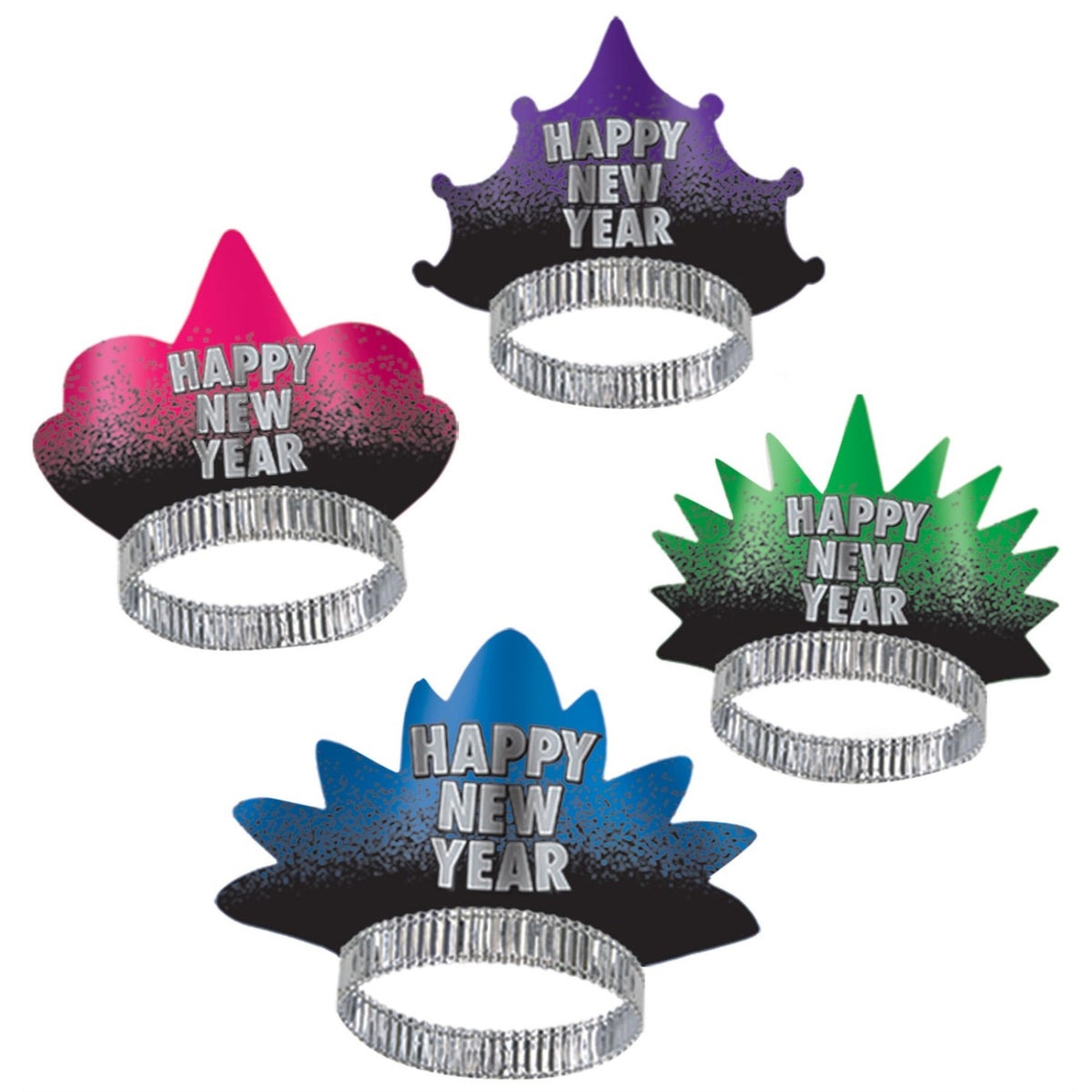 New Year Resolution Tiaras (Pack Of 50)