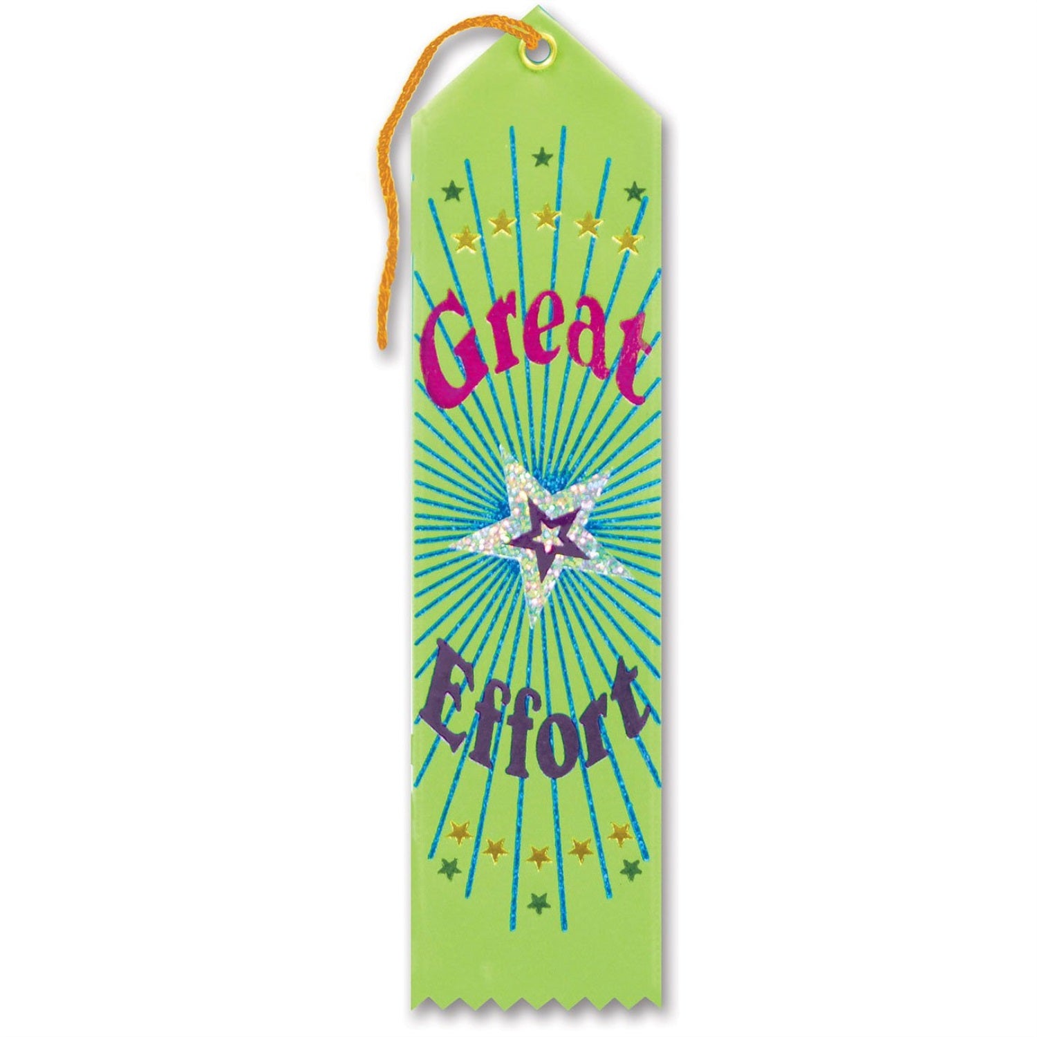 Great Effort Award Ribbon (Pack Of 6)