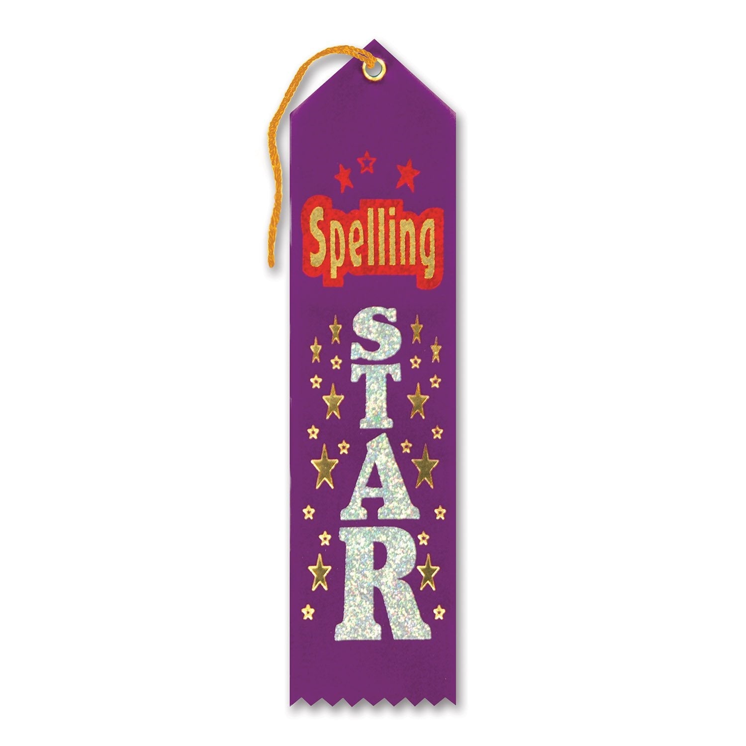 Spelling Star Award Ribbon (Pack Of 6)