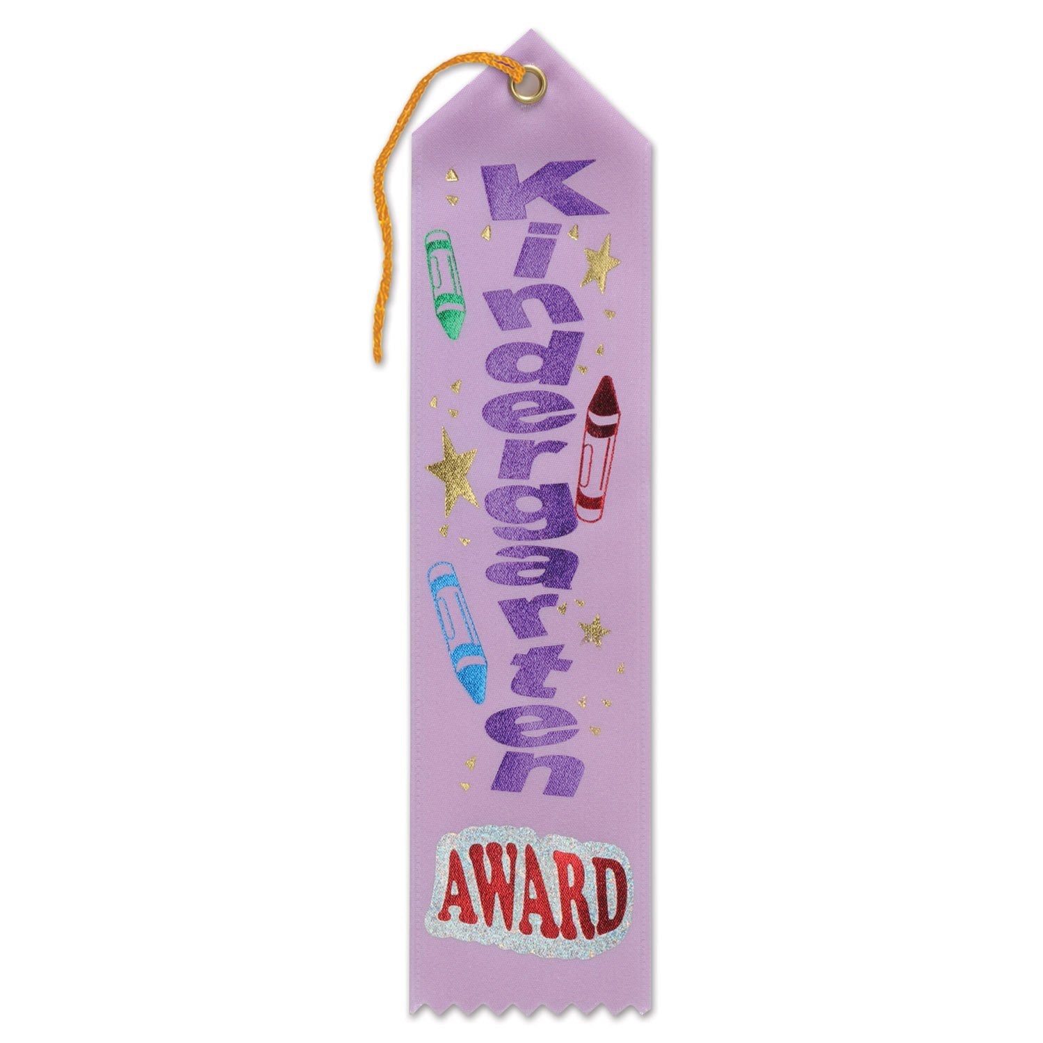 Kindergarten Award Ribbon (Pack Of 6)