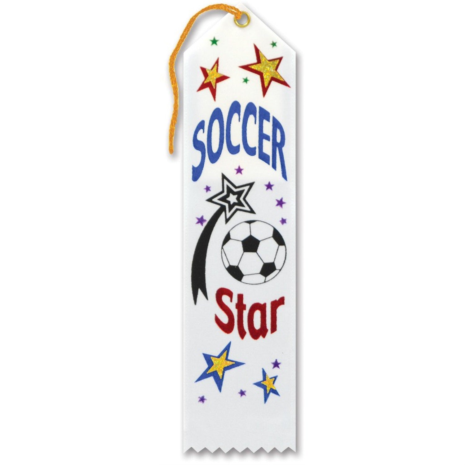 Soccer Star Award Ribbon (Pack Of 6)