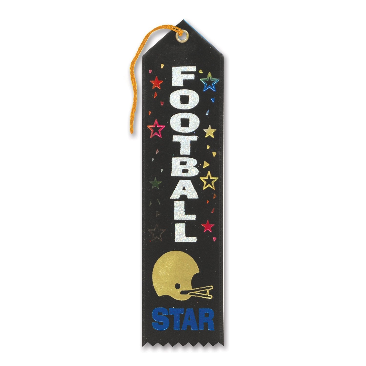 Football Star Award Ribbon (Pack Of 6)
