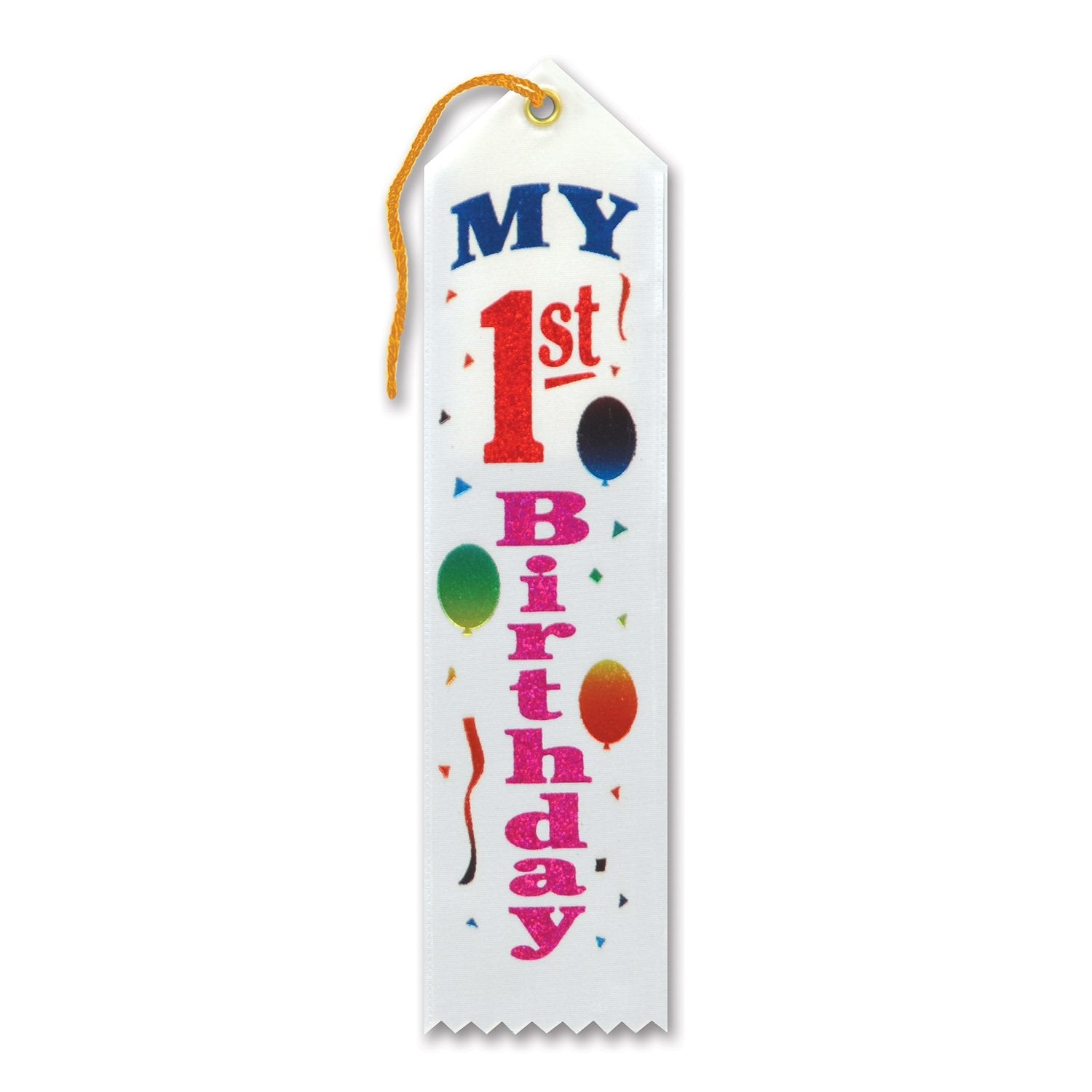 My 1St Birthday Award Ribbon (Pack Of 6)
