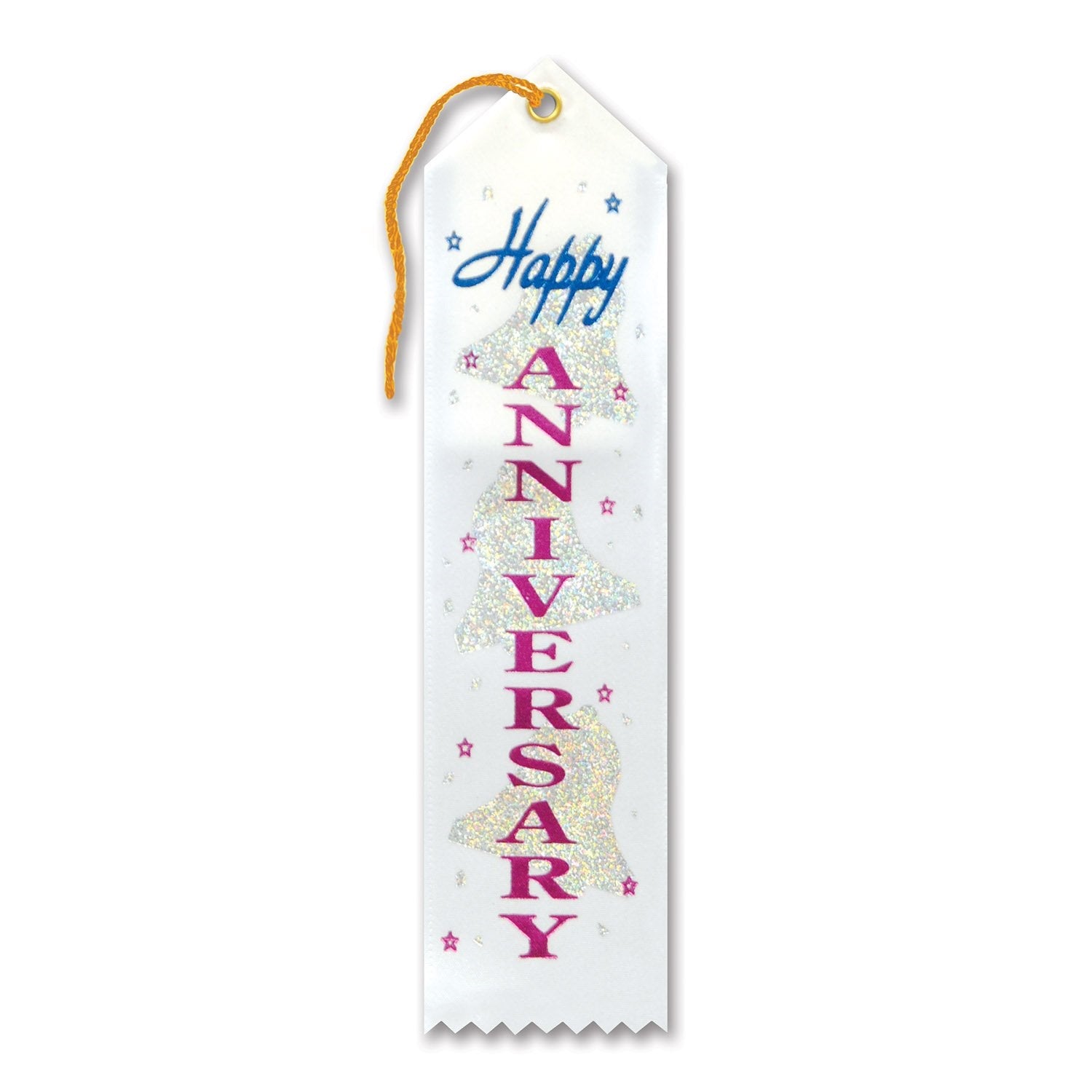 Happy Anniversary Award Ribbon (Pack Of 6)