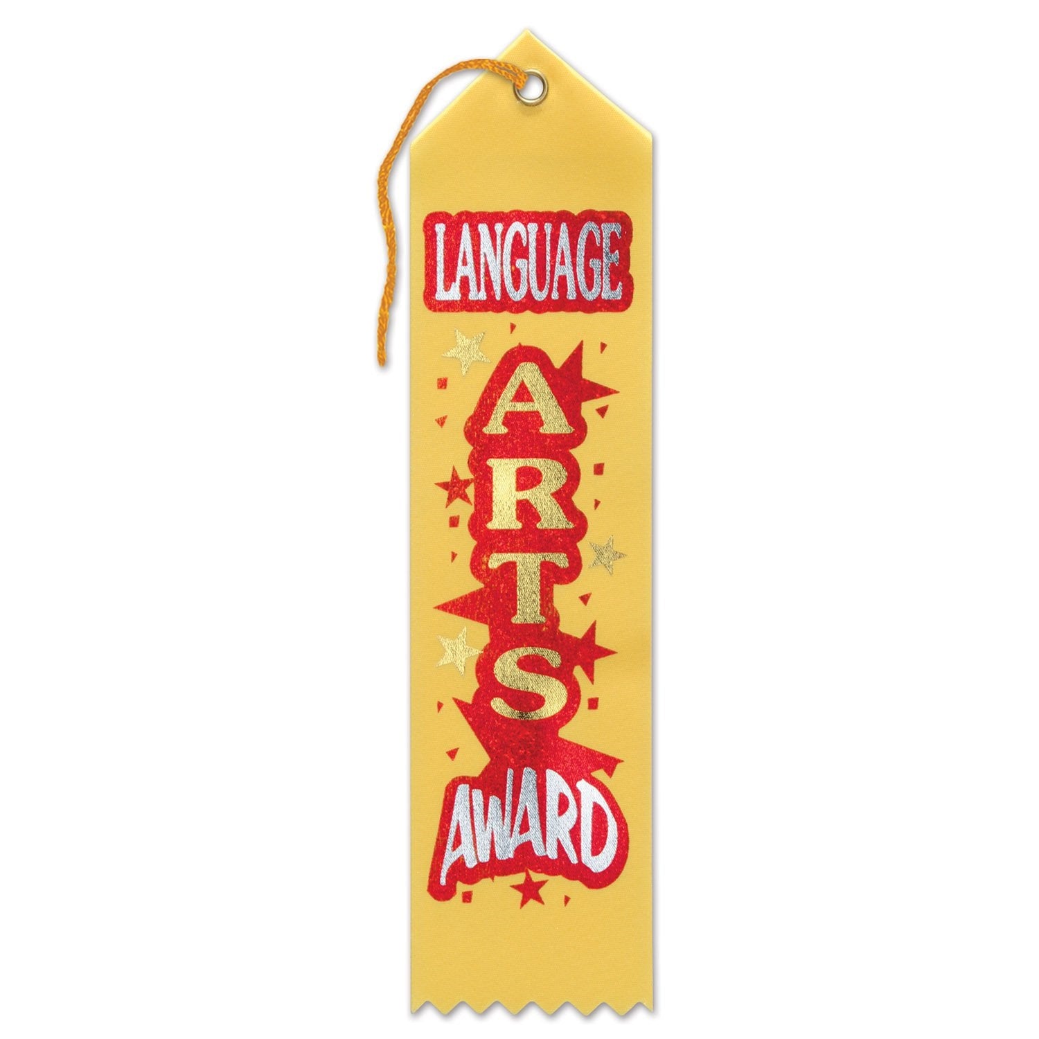 Language Arts Award Ribbon (Pack Of 6)