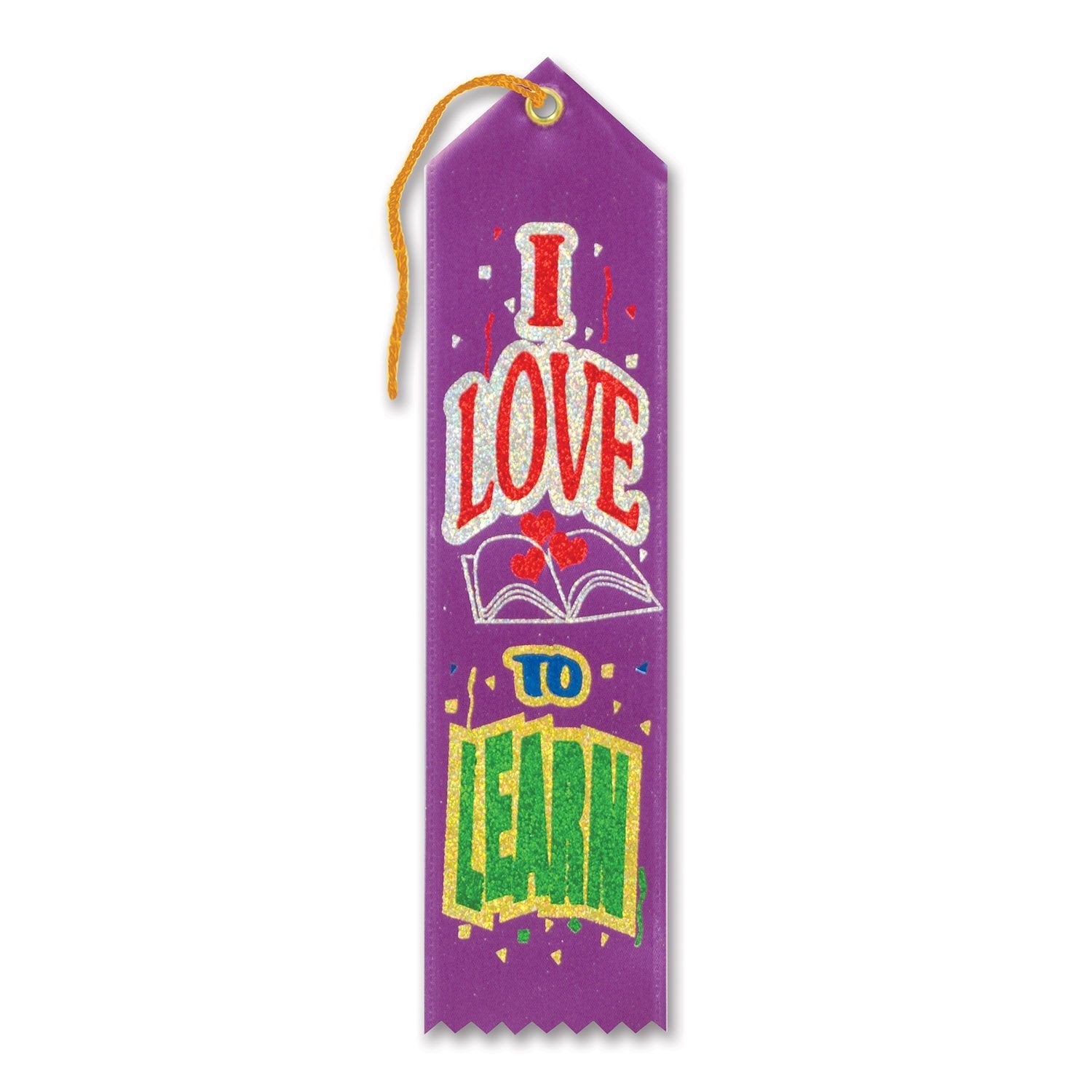 I Love To Learn Award Ribbon (Pack Of 6)