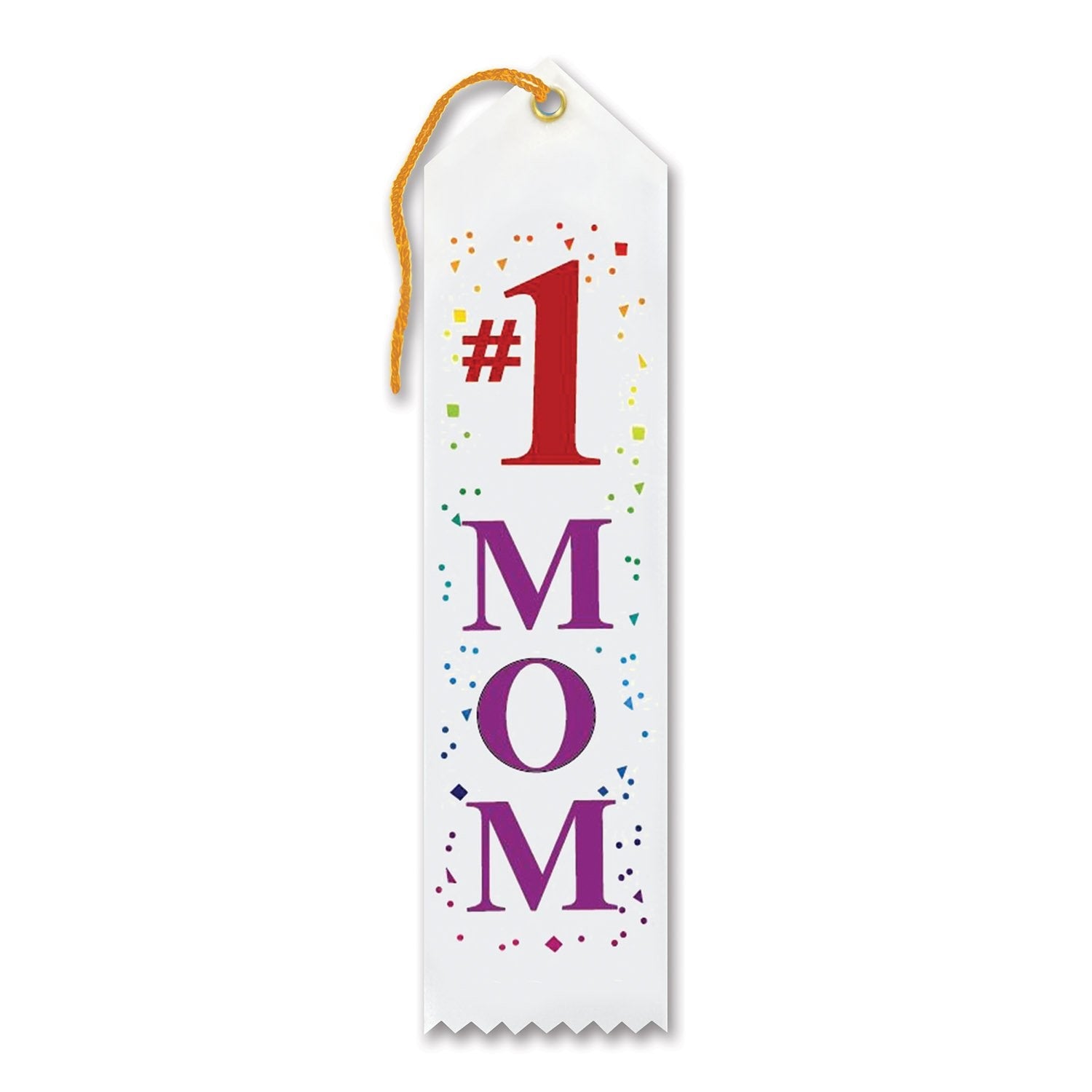 #1 Mom Award Ribbon (Pack Of 6)