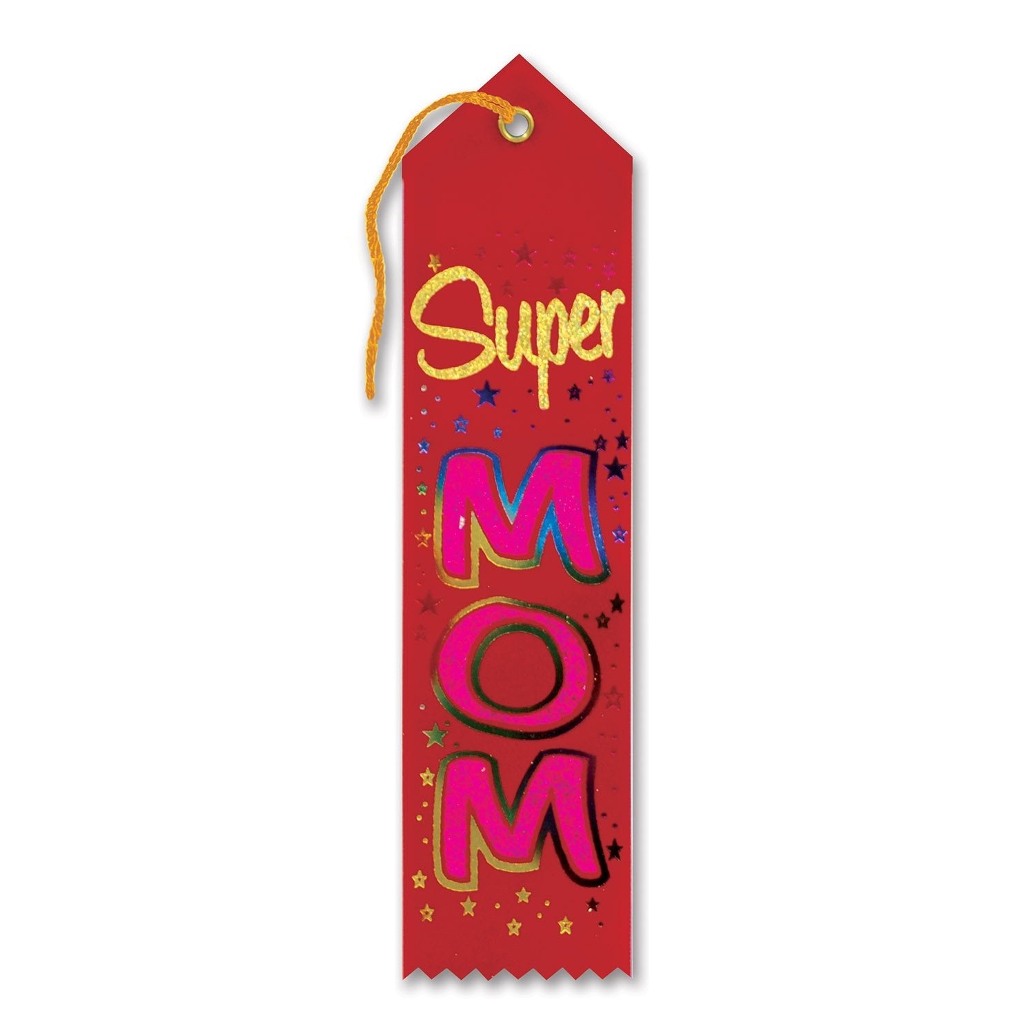 Super Mom Award Ribbon (Pack Of 6)