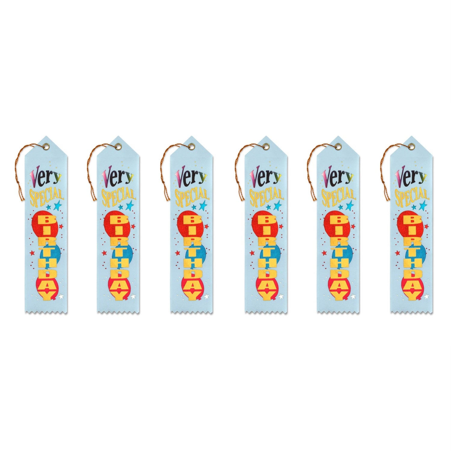 Very Special Birthday Award Ribbon (Pack Of 6)