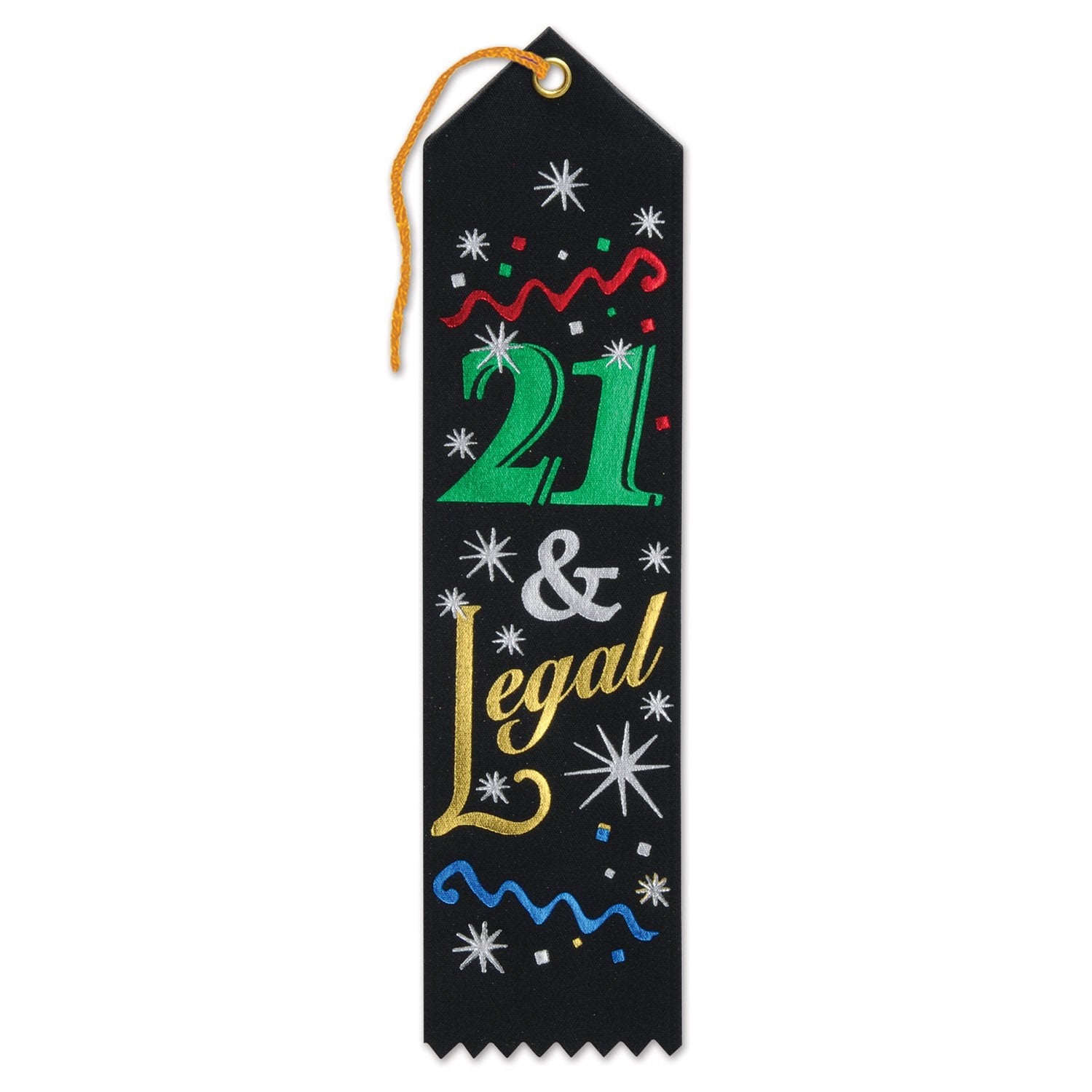 21 & Legal Award Ribbon (Pack Of 6)