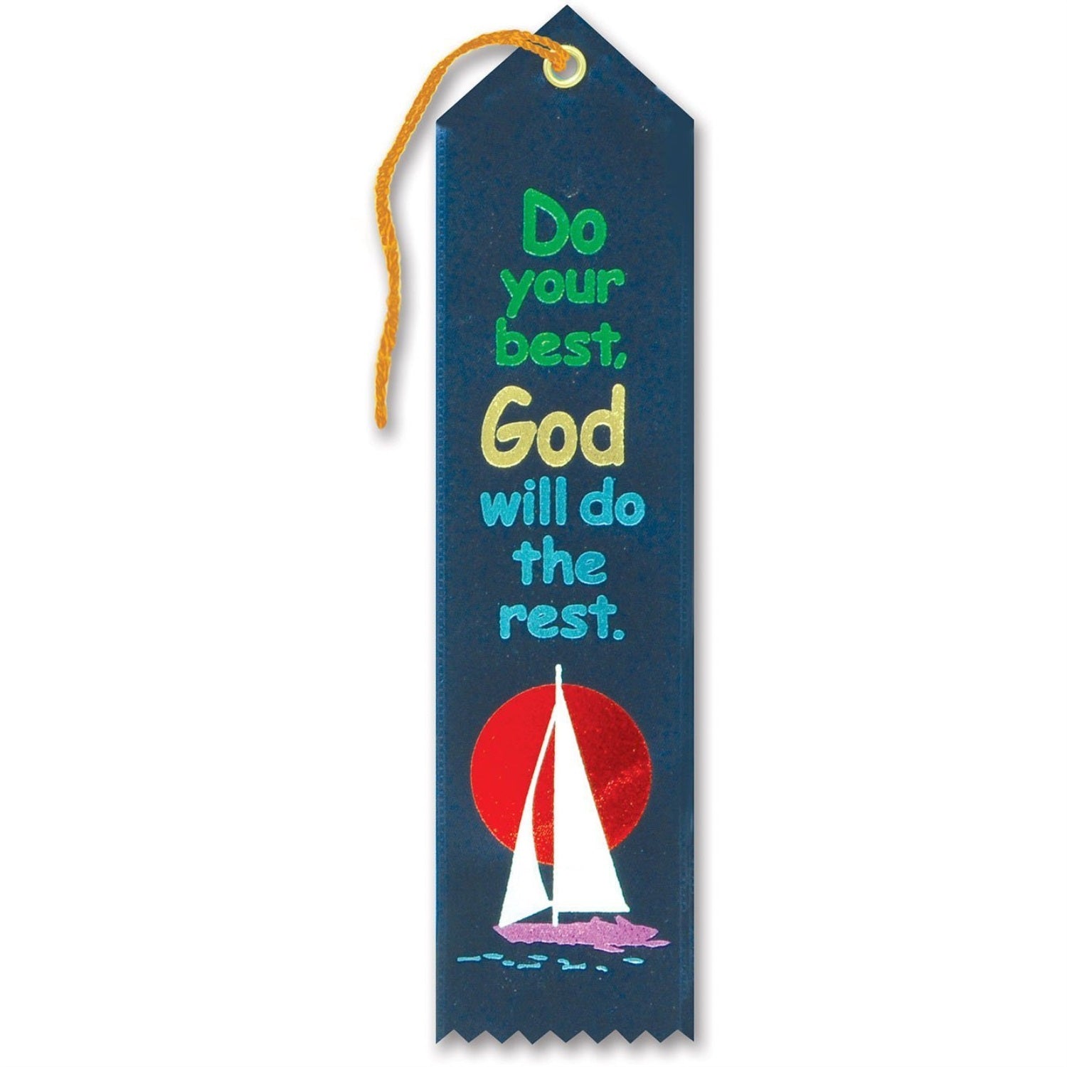 Do Your Best God Will Do The Rest Ribbon (Pack Of 6)