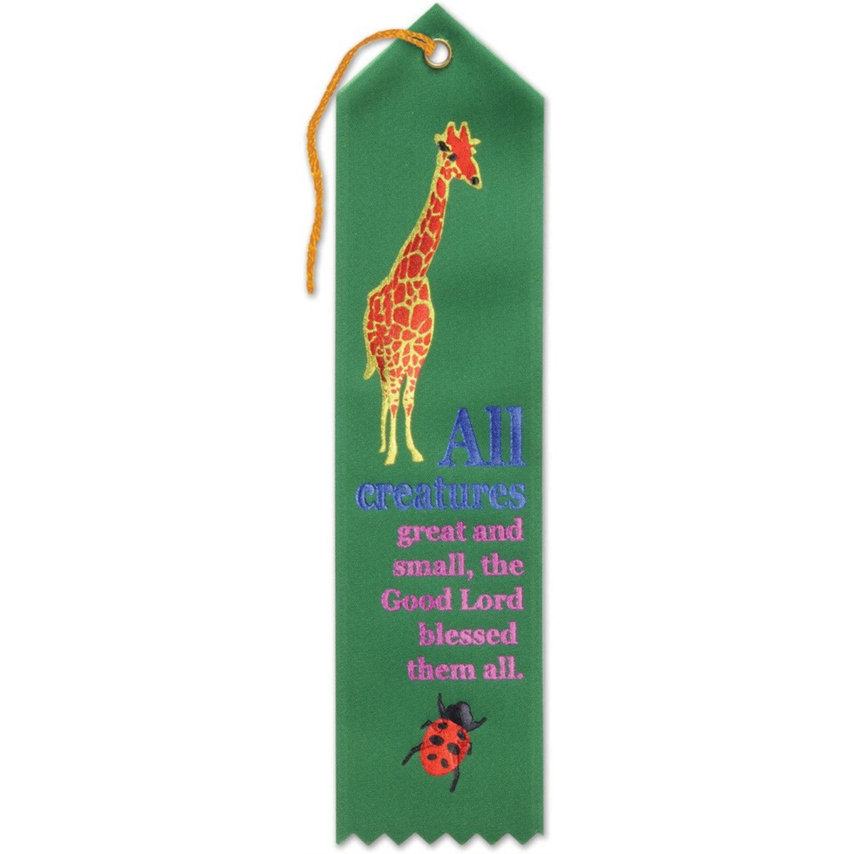 All Creatures Great And Small Ribbon (Pack Of 6)